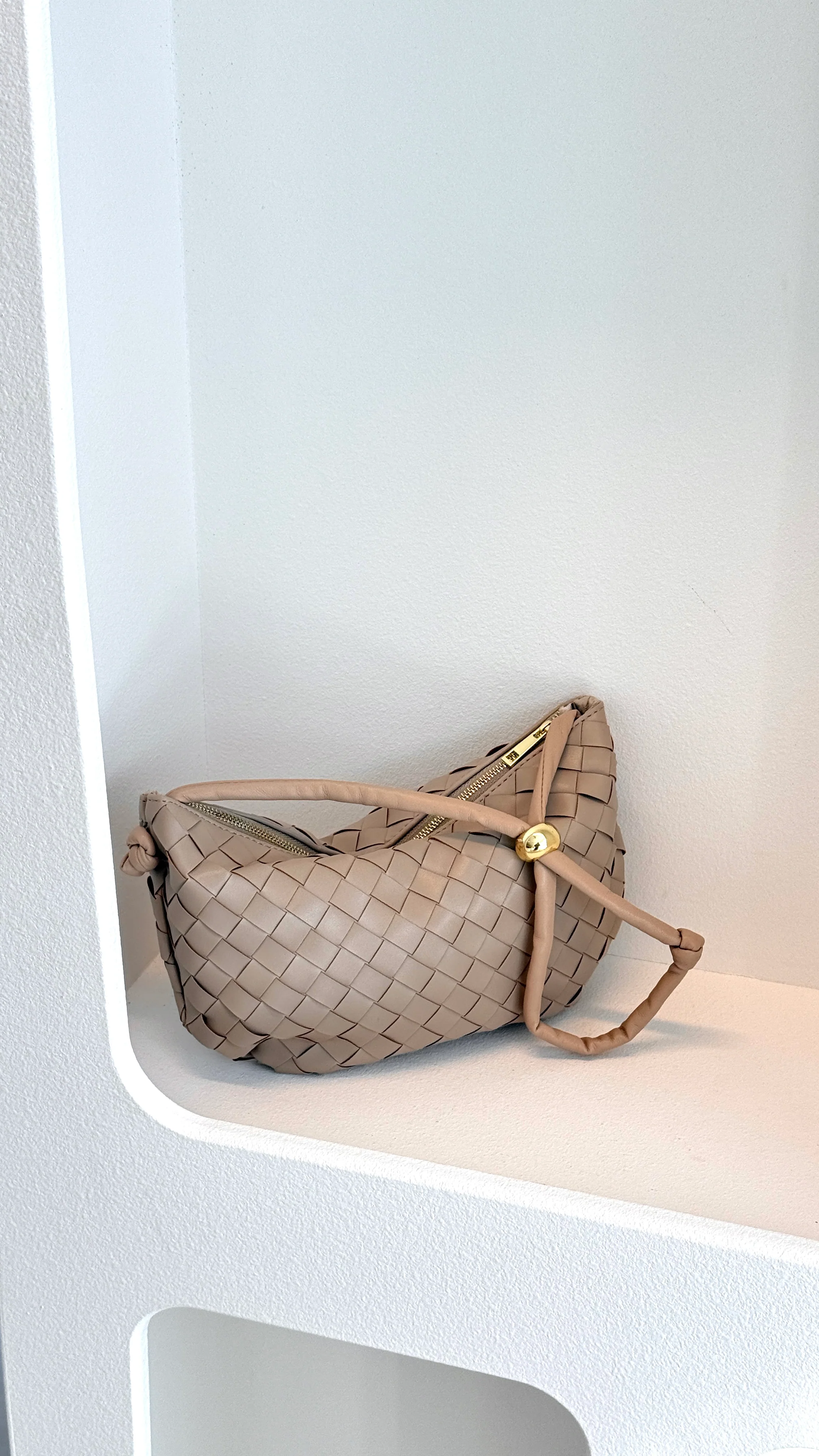 Kacey Handle Bag - Stone - Image 6