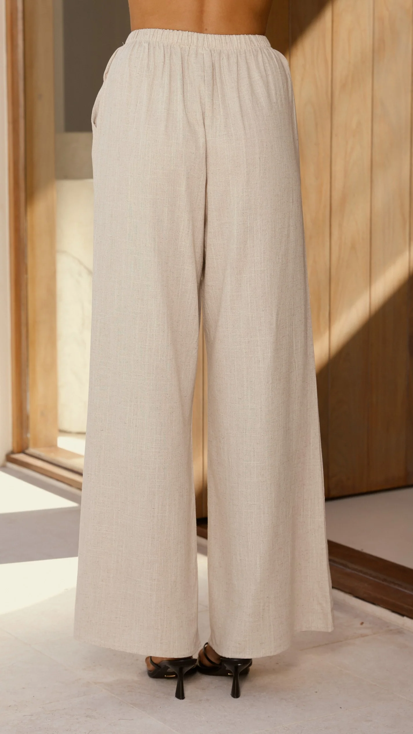 Kailani Strapless Top and Pants Set - Oat - Image 13