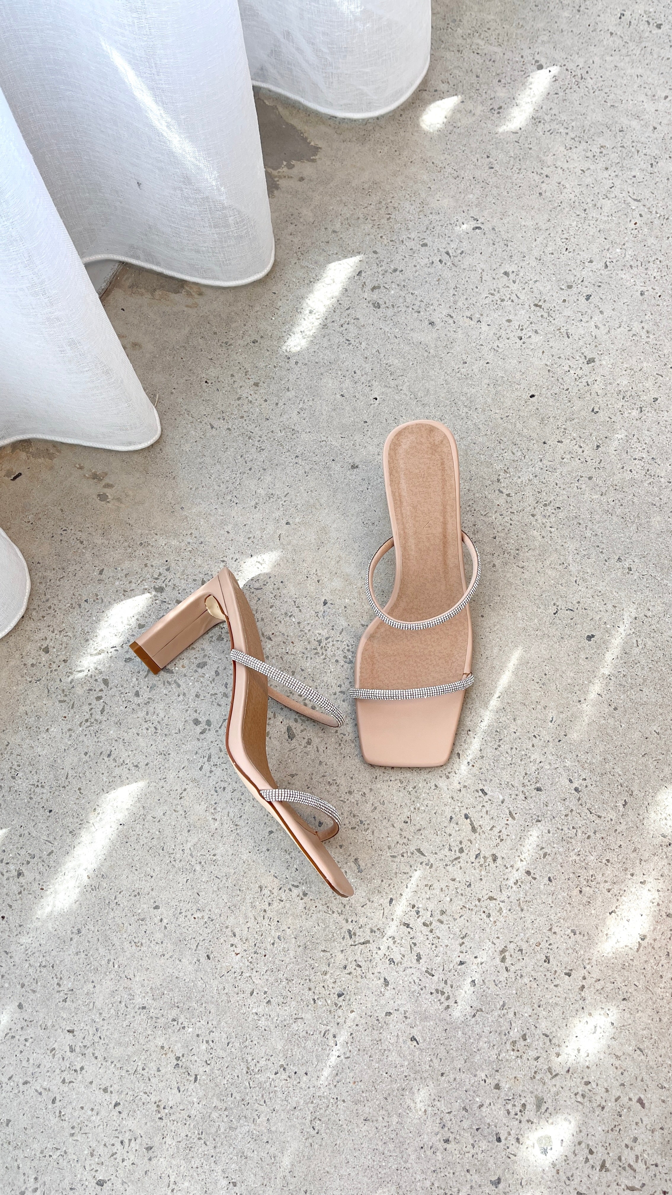 Kallie Heel - Nude Diamante - Image 7