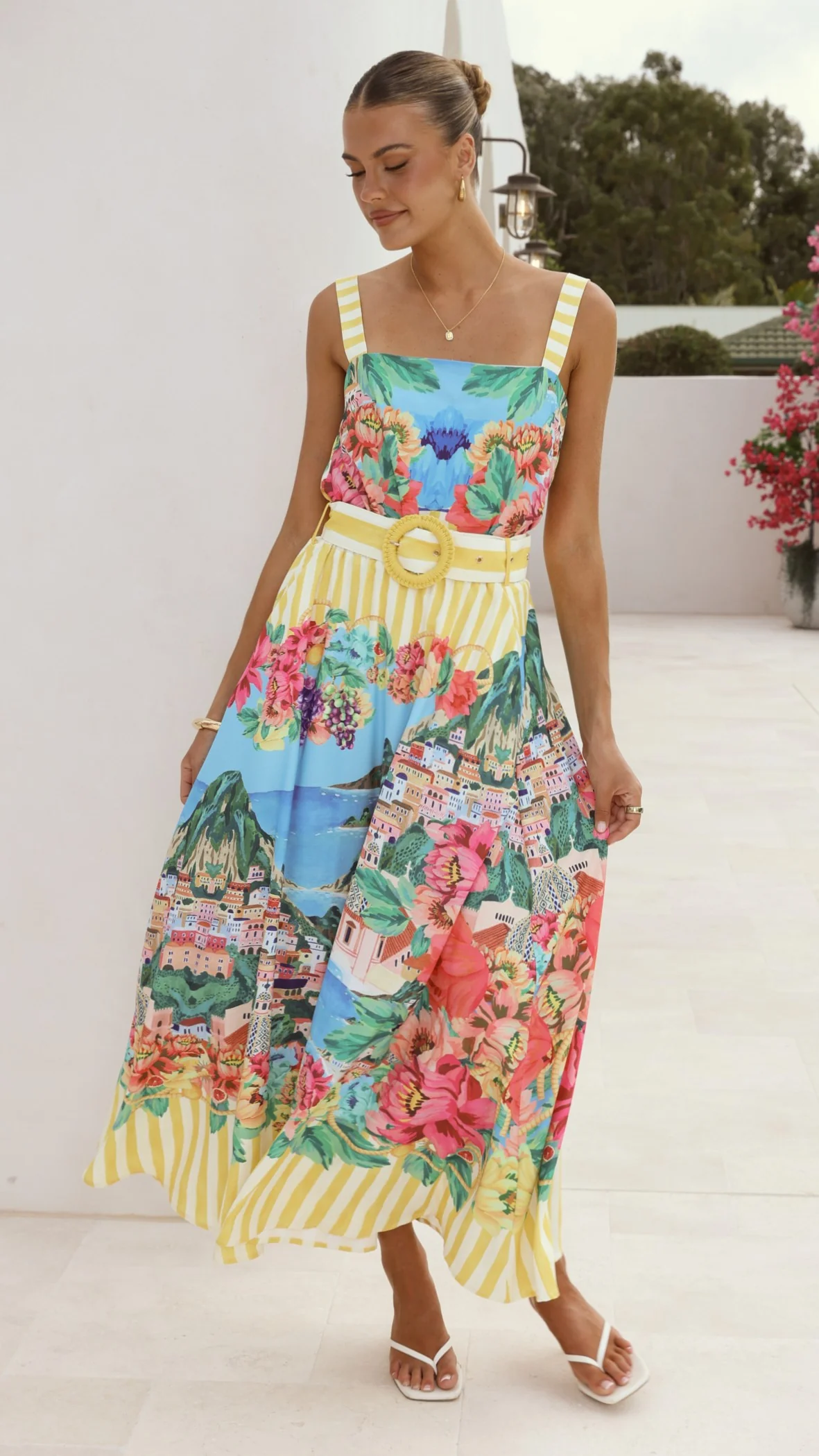 Kancy Maxi Skirt - Positano Lemon - Image 5