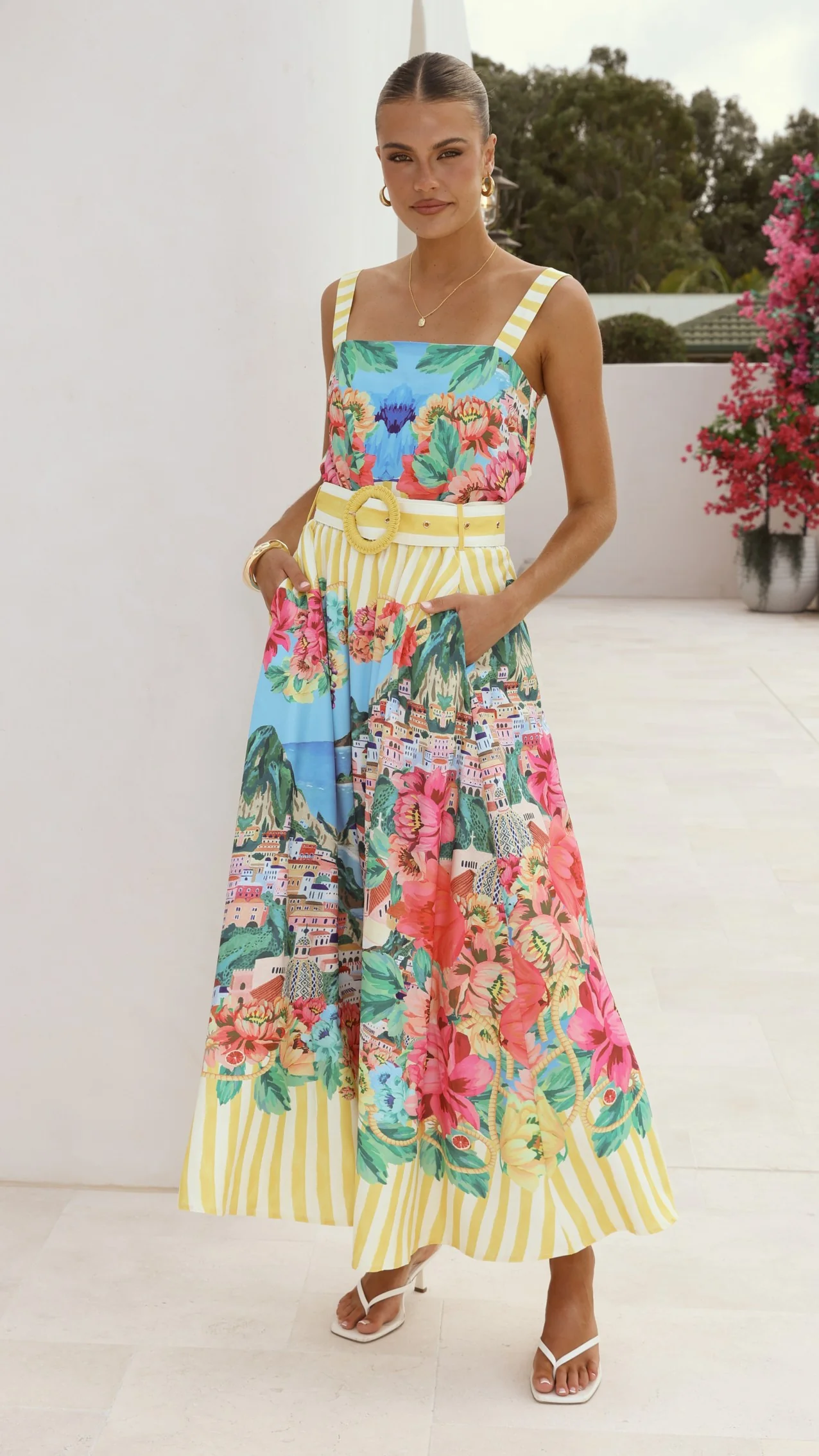Kancy Maxi Skirt - Positano Lemon - Image 6