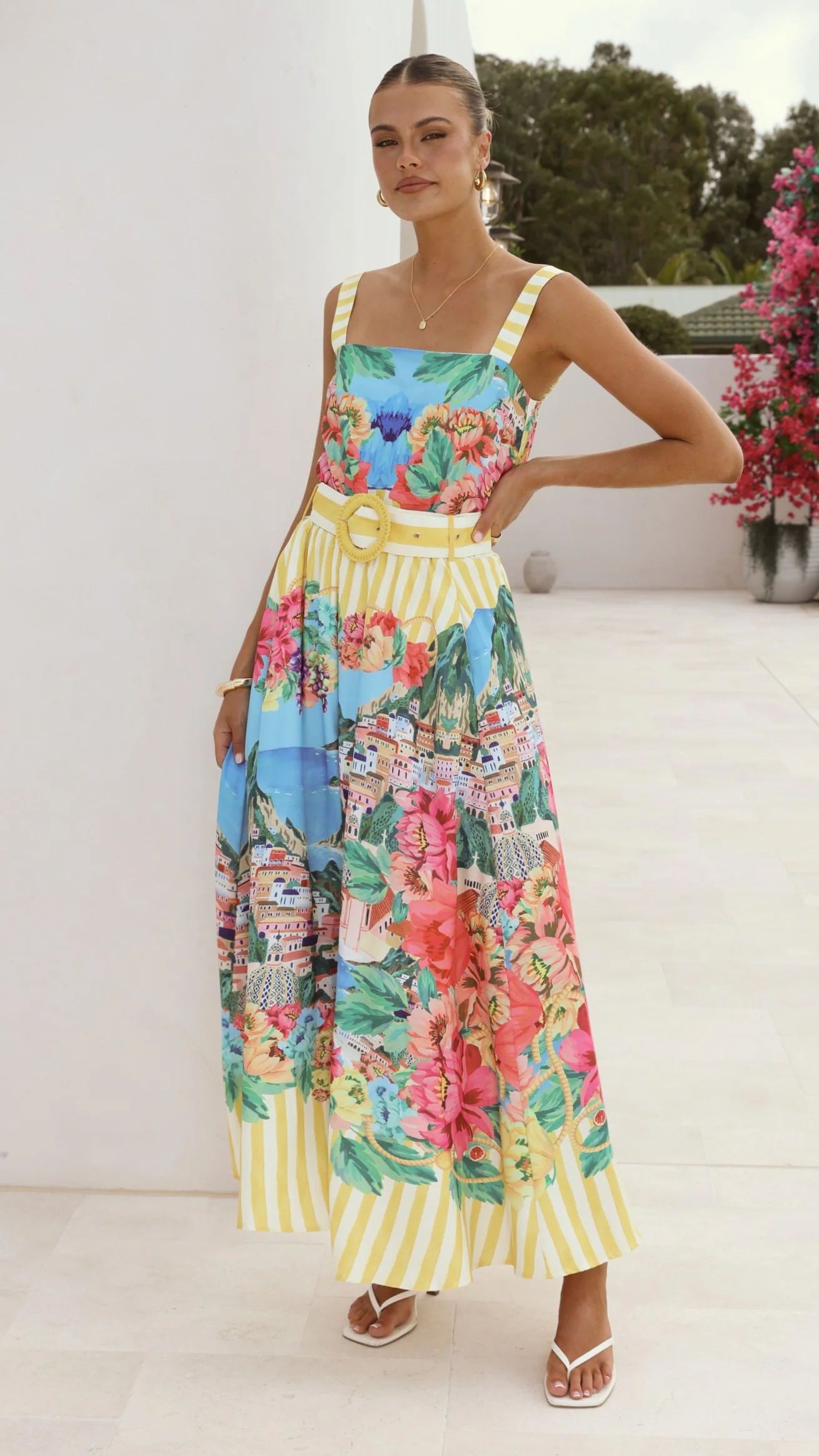 Kancy Maxi Skirt - Positano Lemon - Image 7