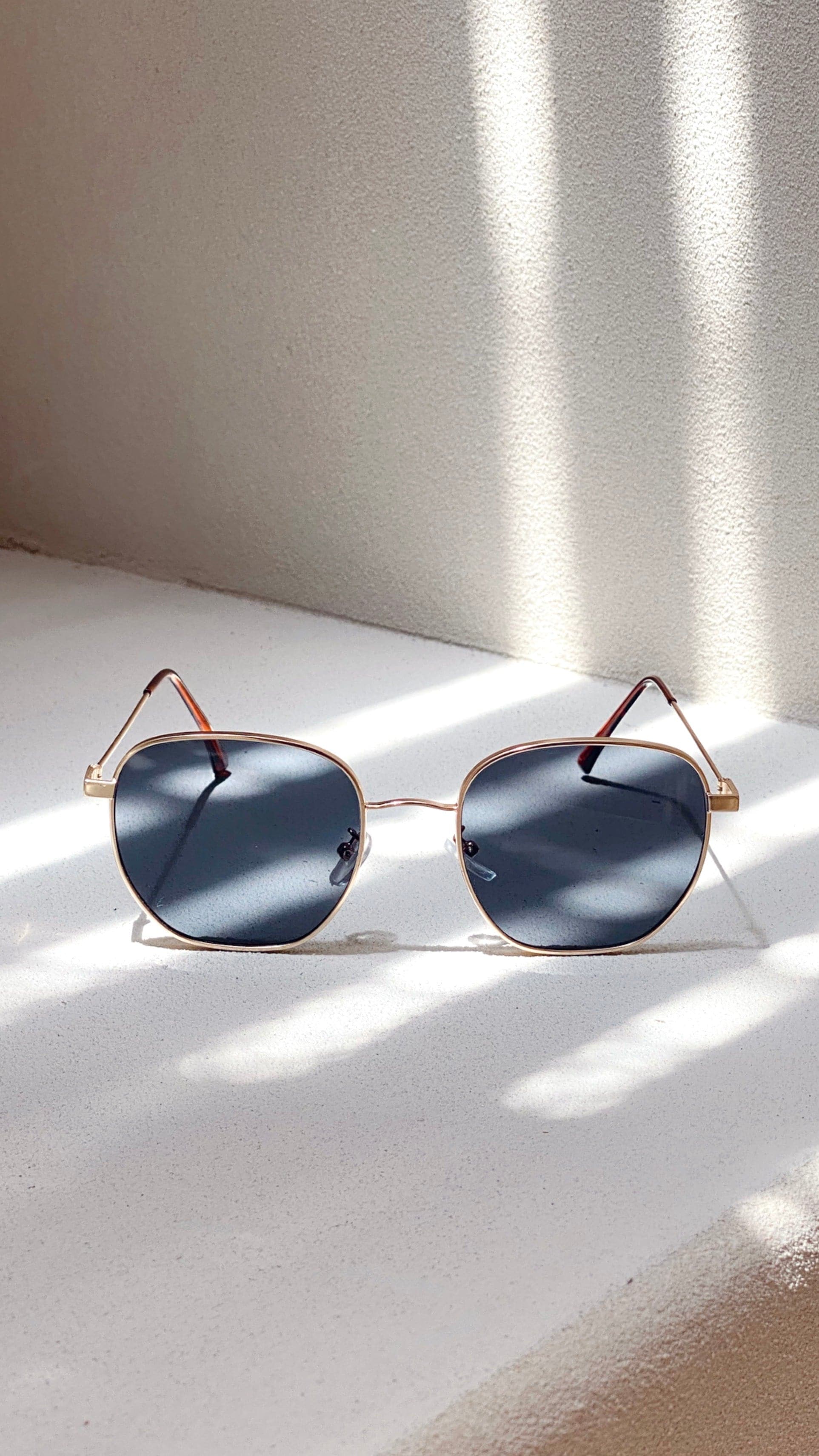 Karmen Sunglasses - Black/Gold - Image 2