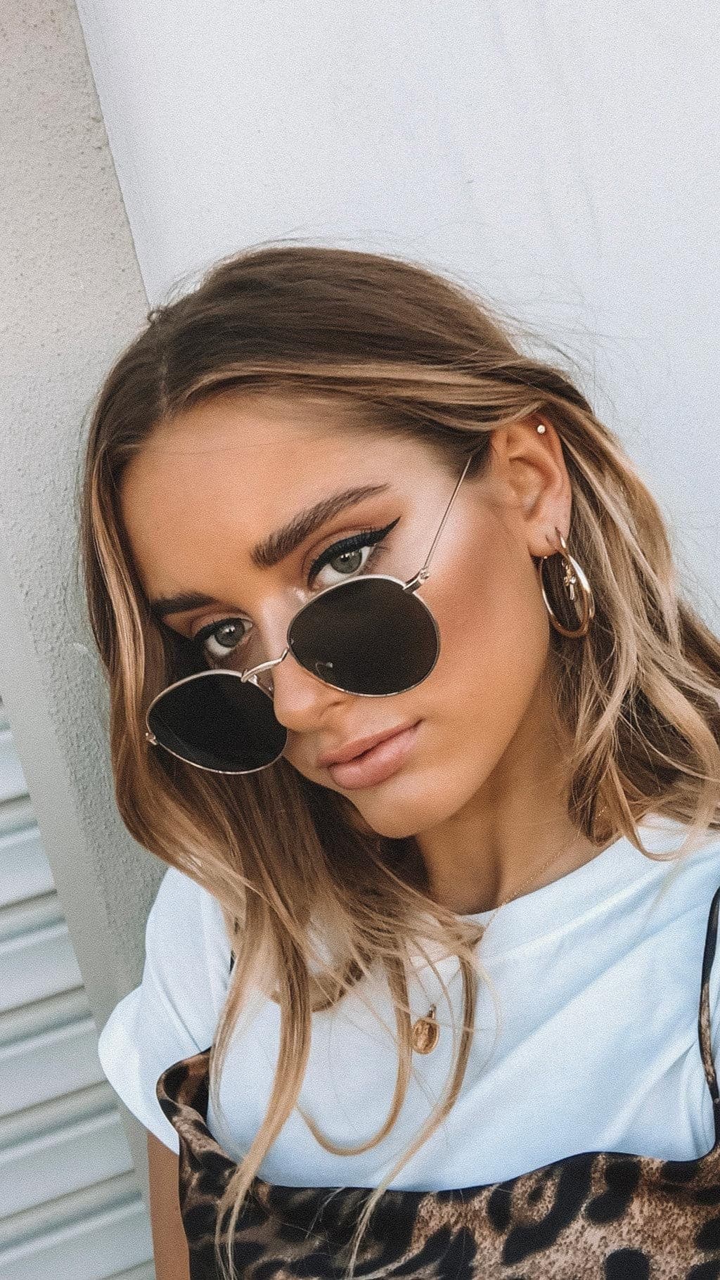 Karmen Sunglasses - Black/Gold - Image 3