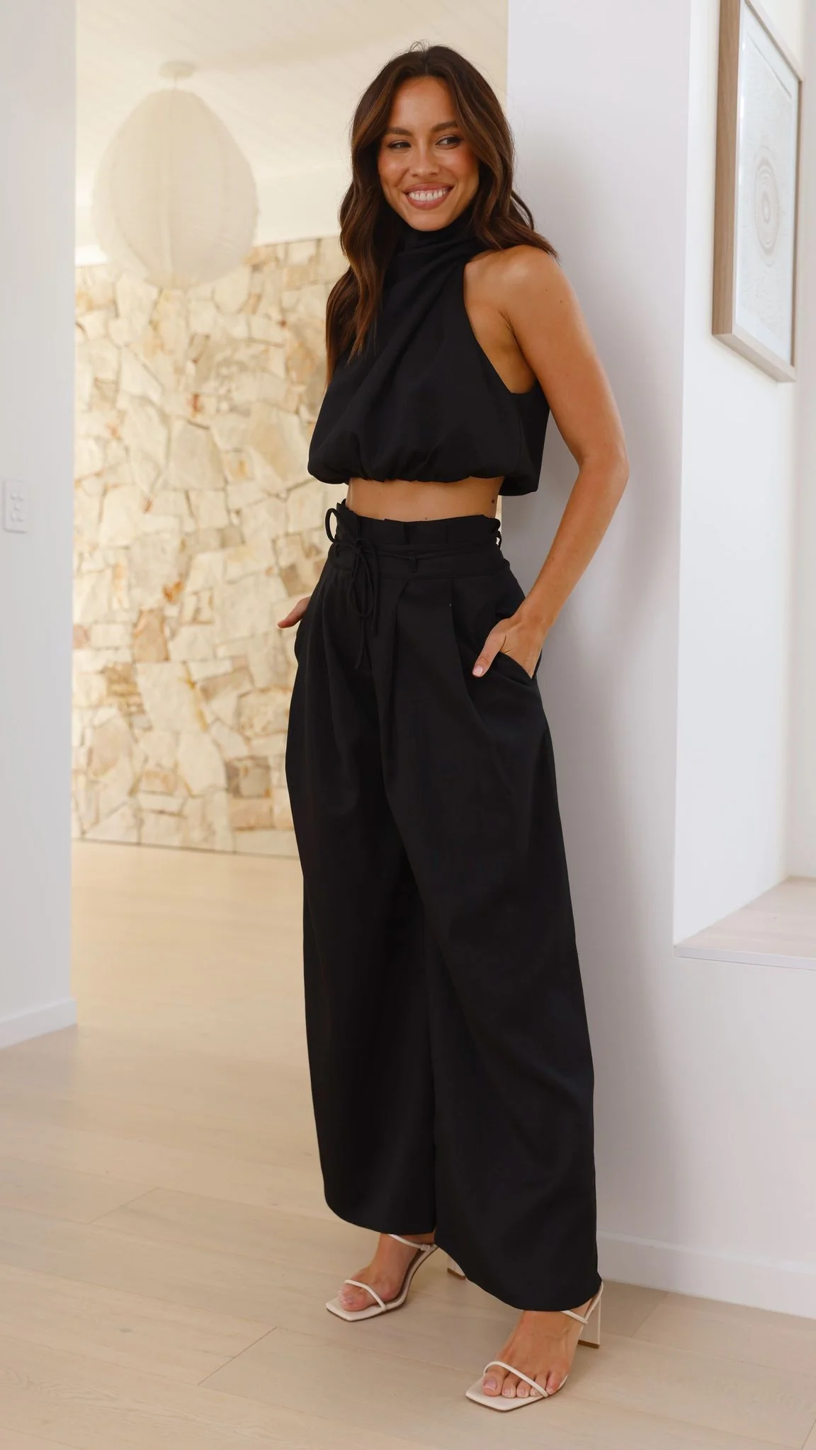 Melinda High Waist Pants - Black - Image 11