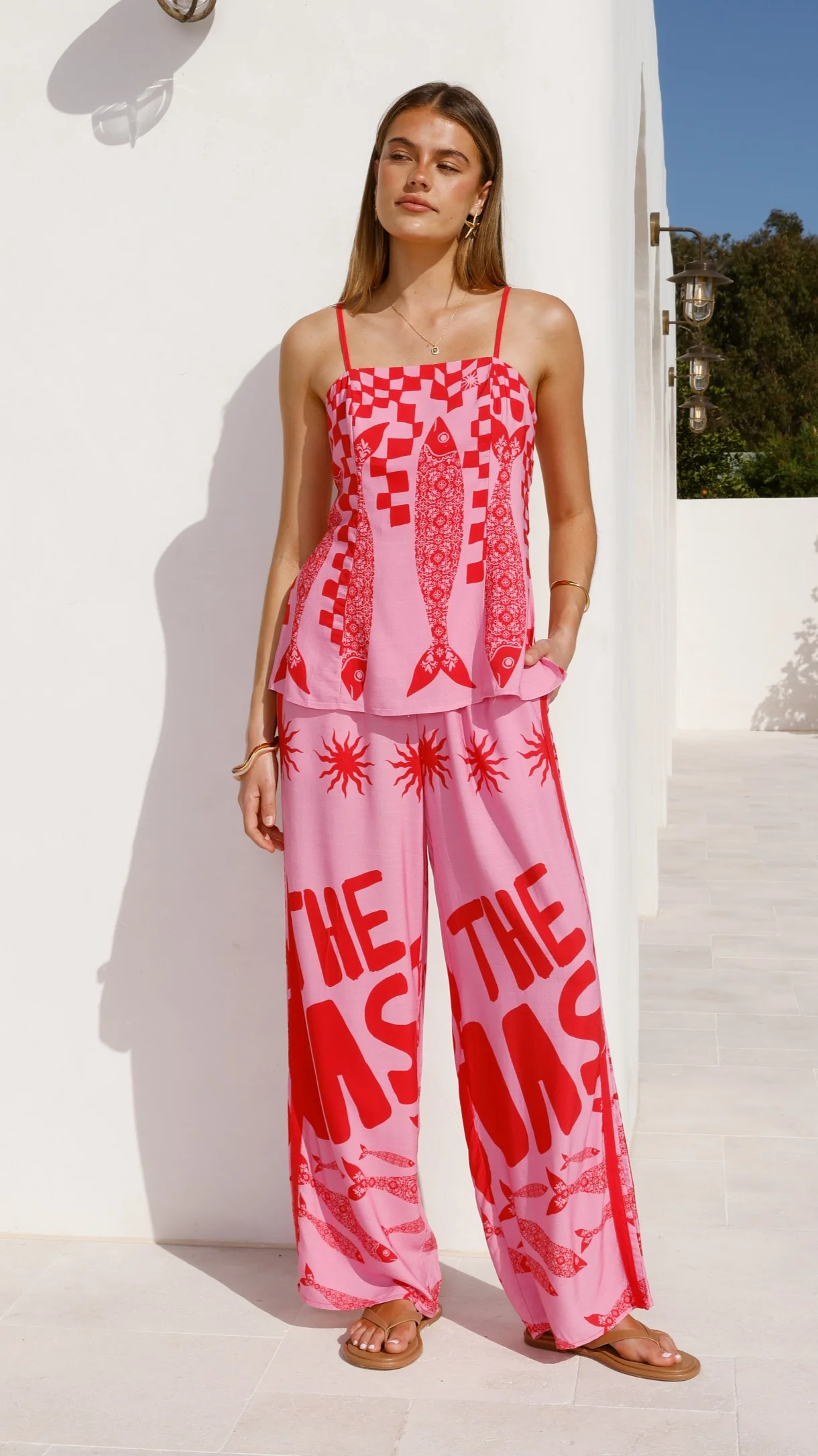 Kerra Top - Pink/Red Tide - Image 8