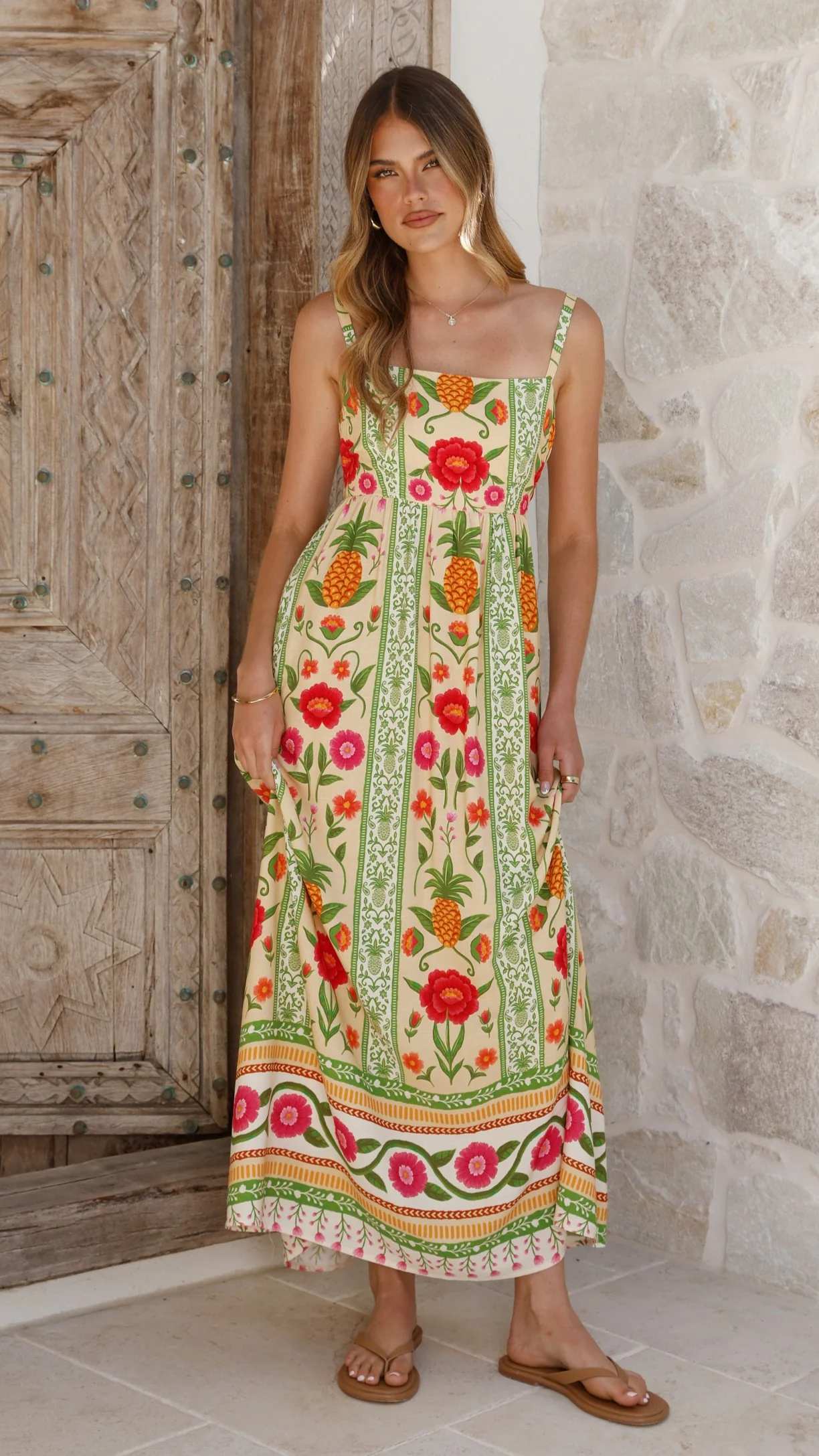 Keziah Maxi Dress - Sunkissed Print - Image 10