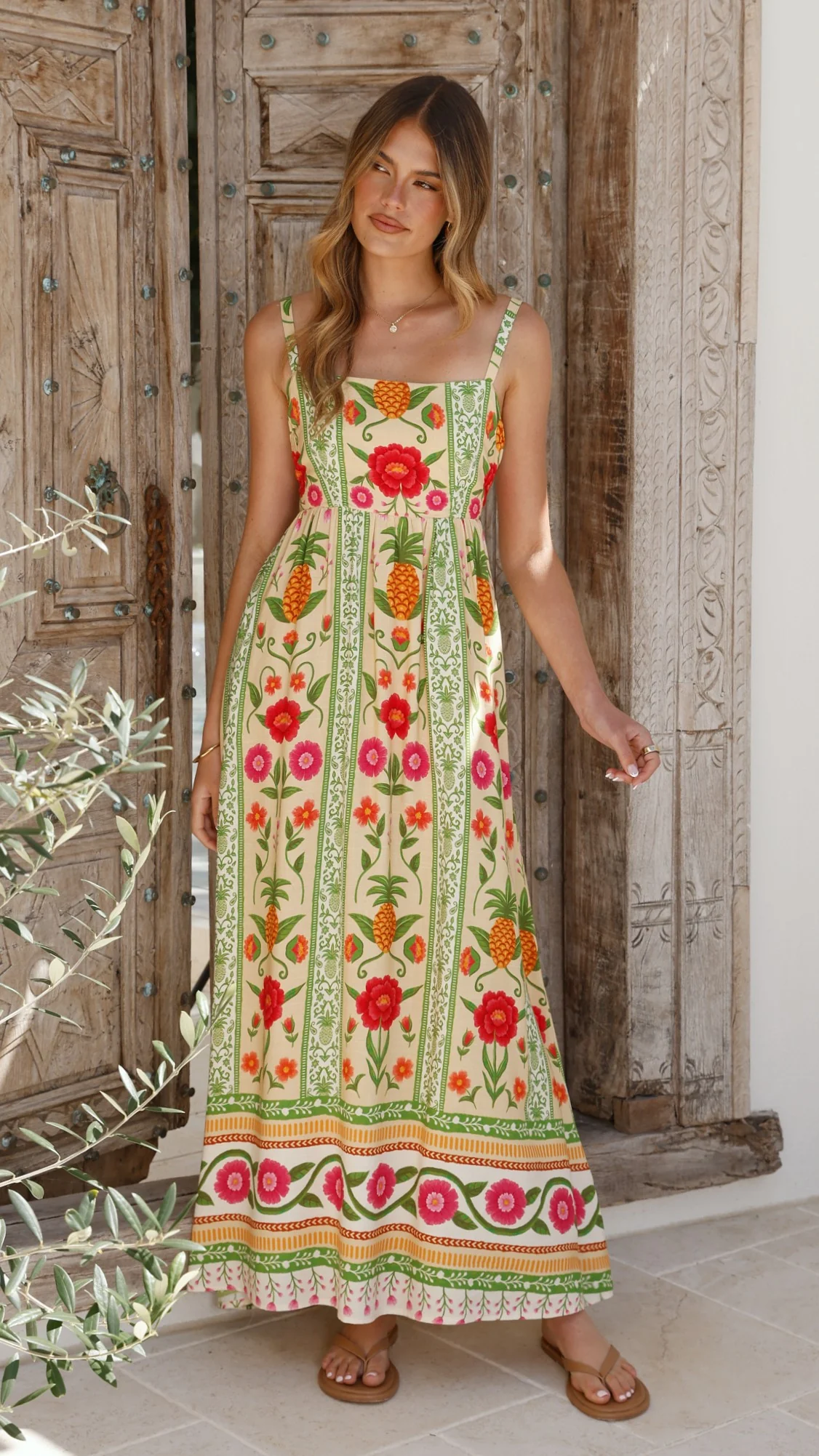 Keziah Maxi Dress - Sunkissed Print - Image 6