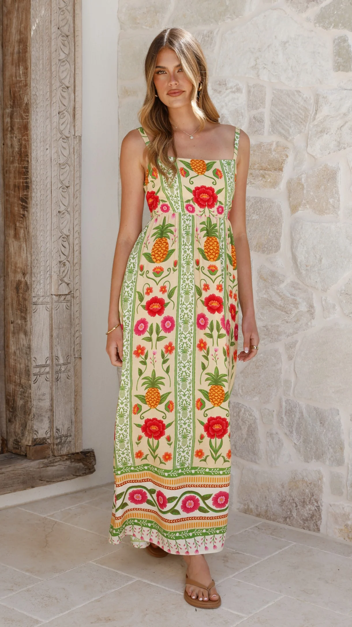 Keziah Maxi Dress - Sunkissed Print - Image 8