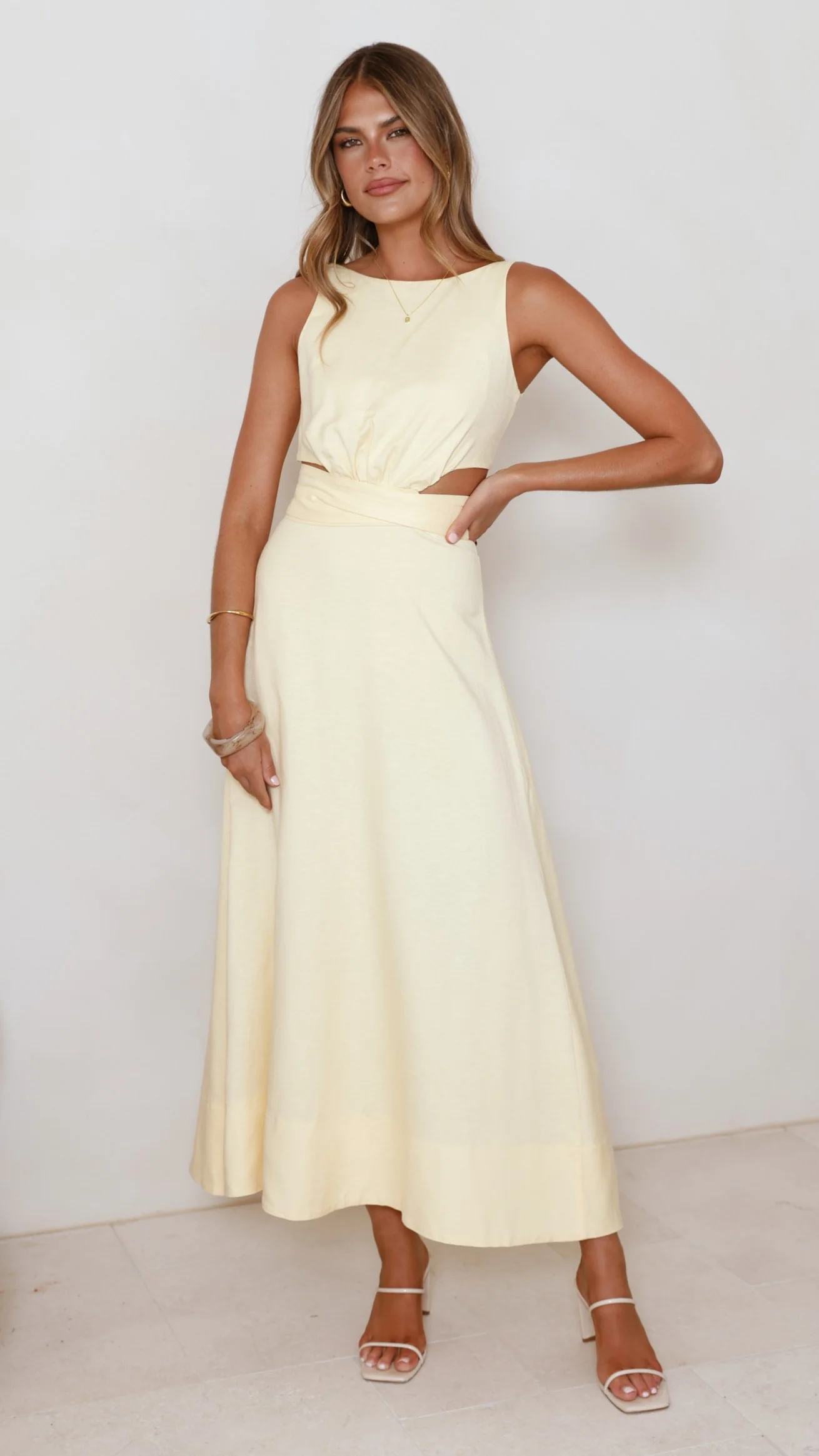 Kimberley Maxi Dress - Yellow - Image 18
