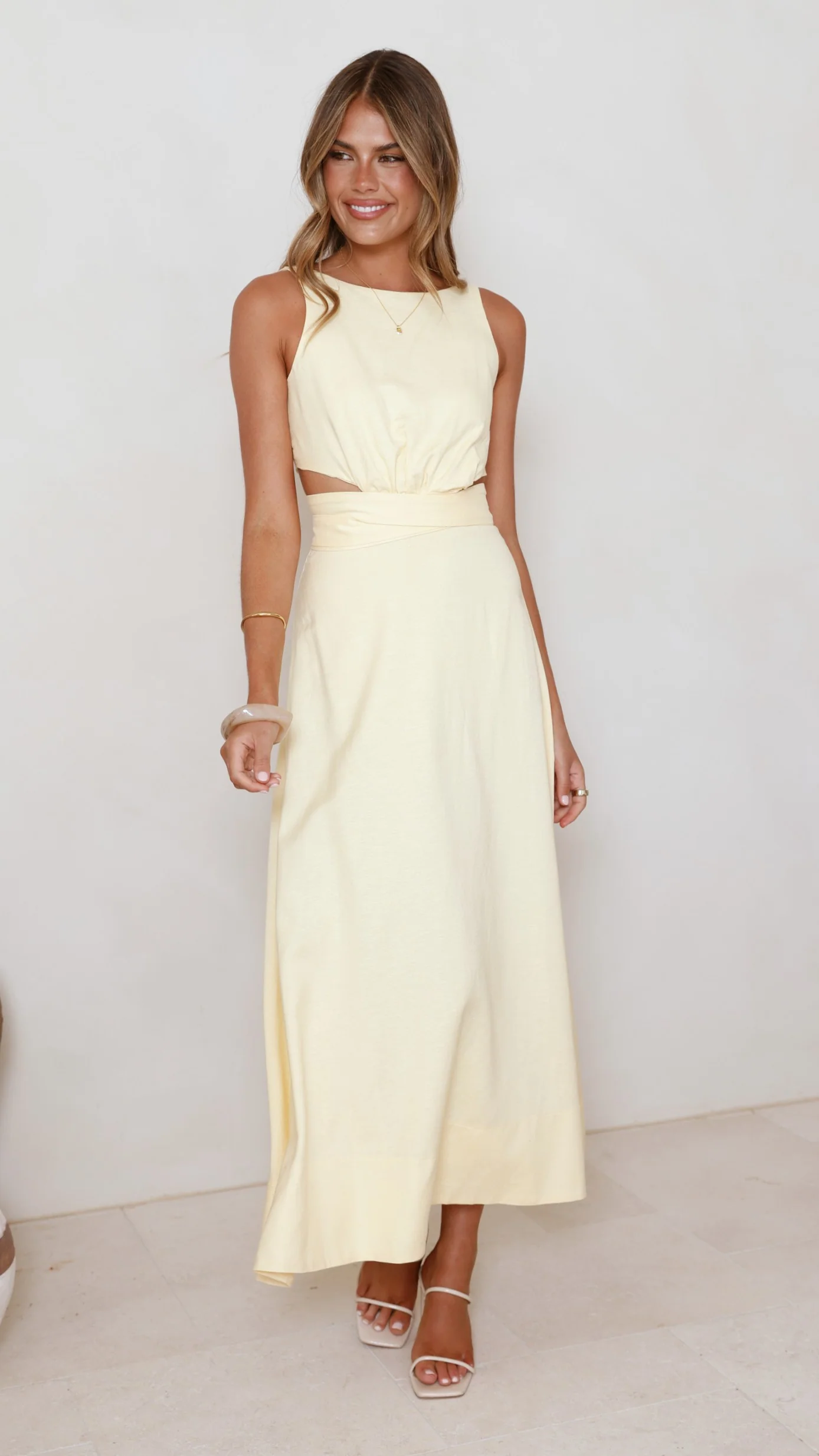 Kimberley Maxi Dress - Yellow - Image 19