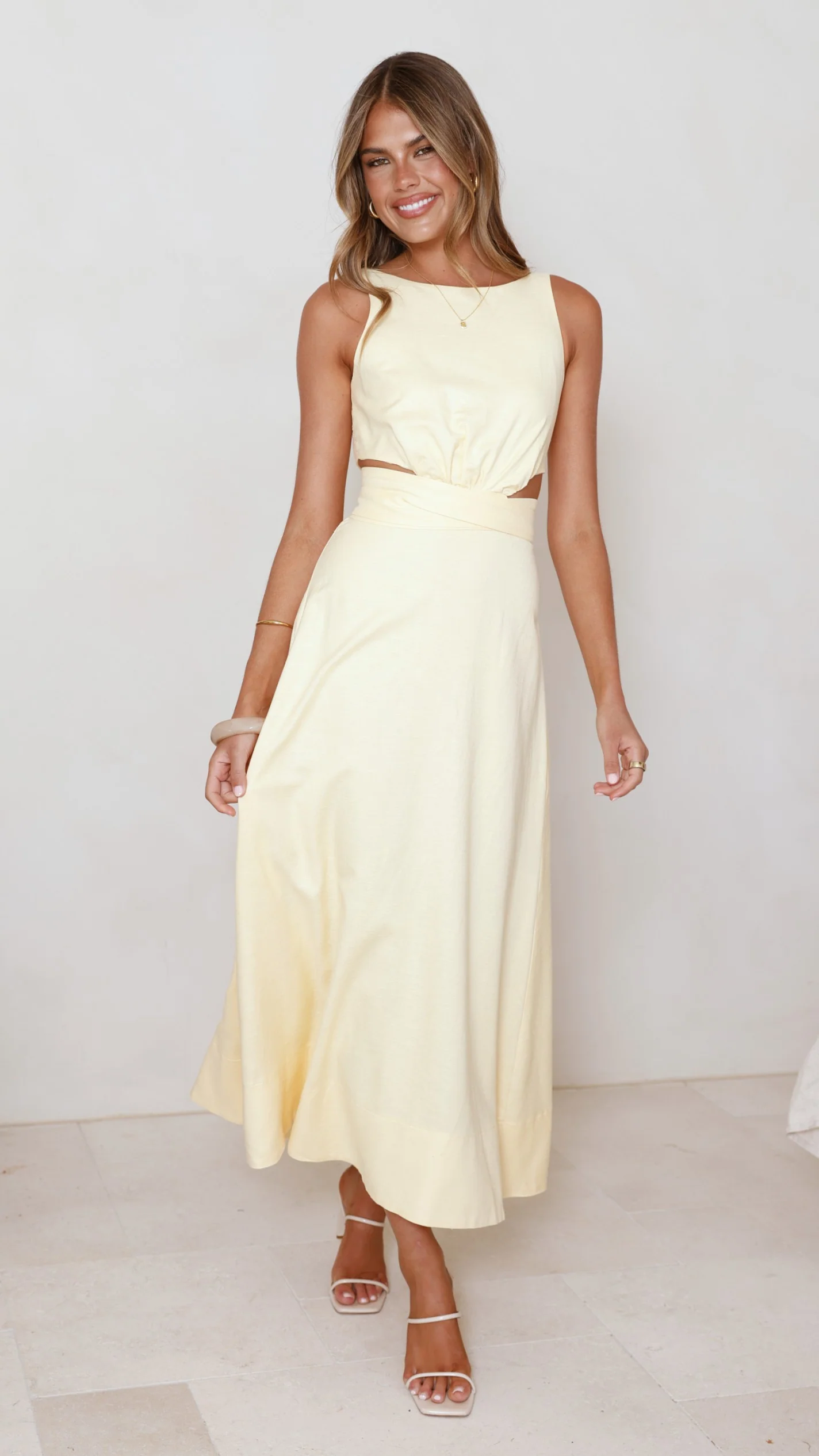 Kimberley Maxi Dress - Yellow - Image 20