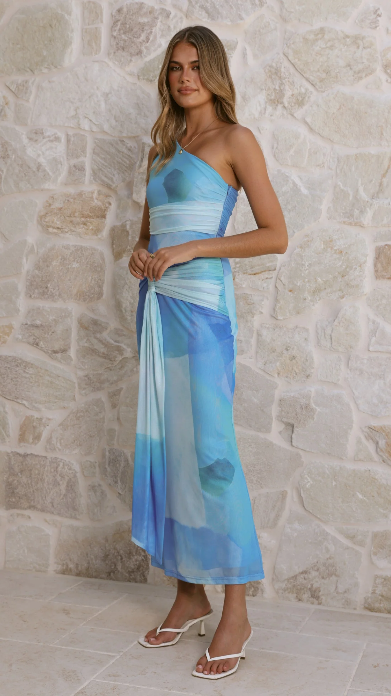 Kourt Maxi Dress - Blue - Image 3