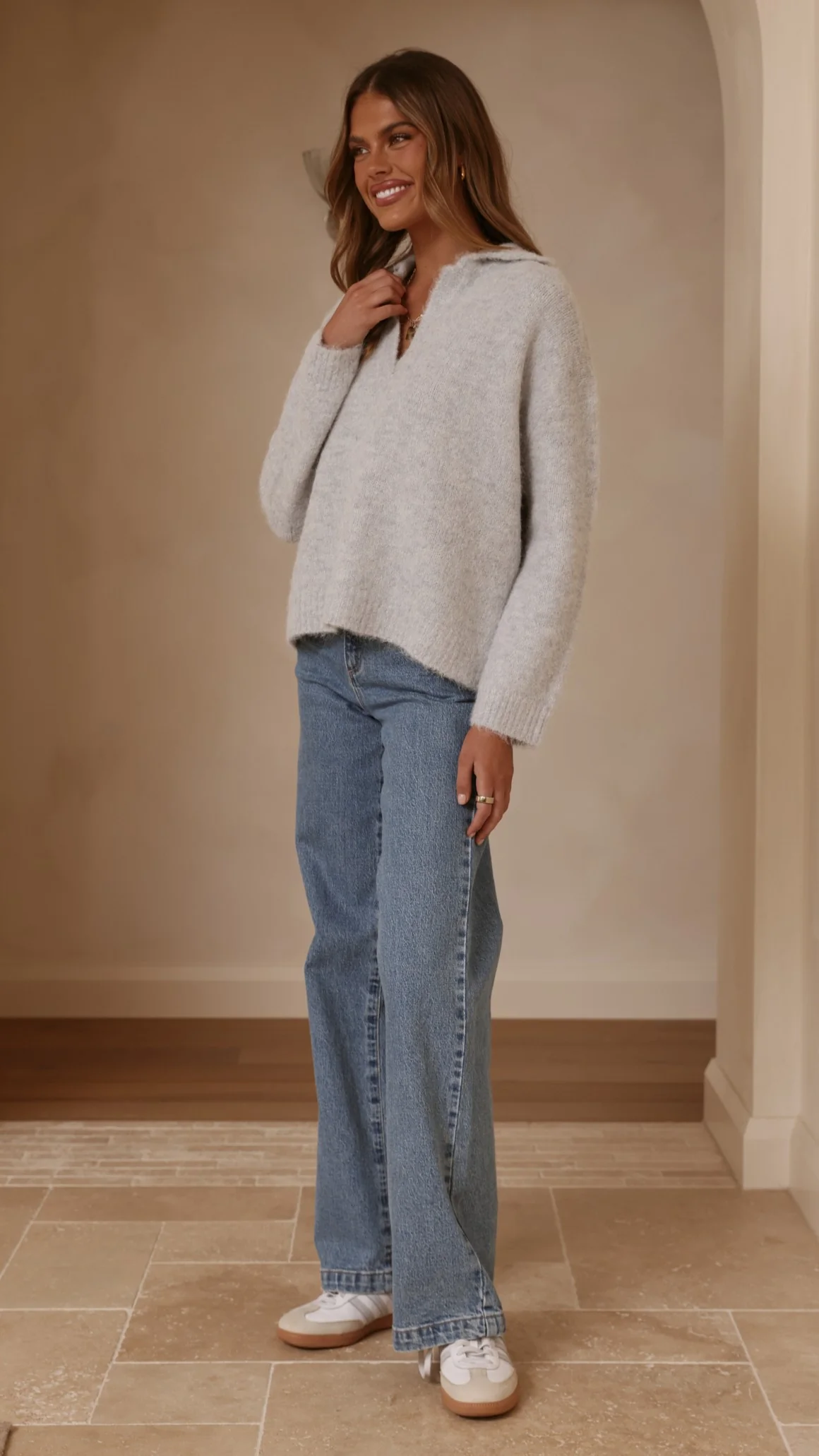 Kouvr Knit Sweater - Grey - Image 3
