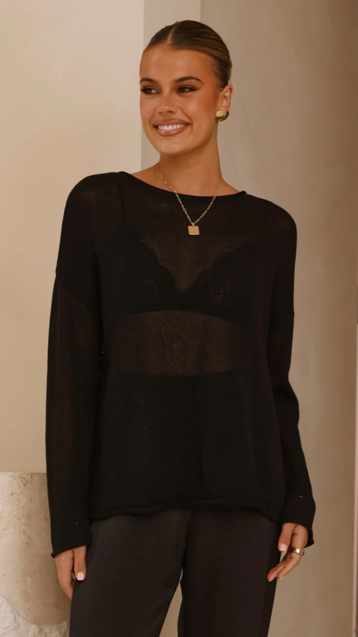 Lakoa Knit Top - Black