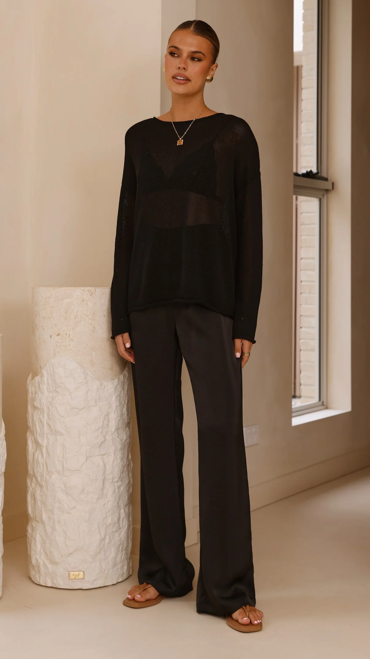Lakoa Knit Top - Black - Image 7