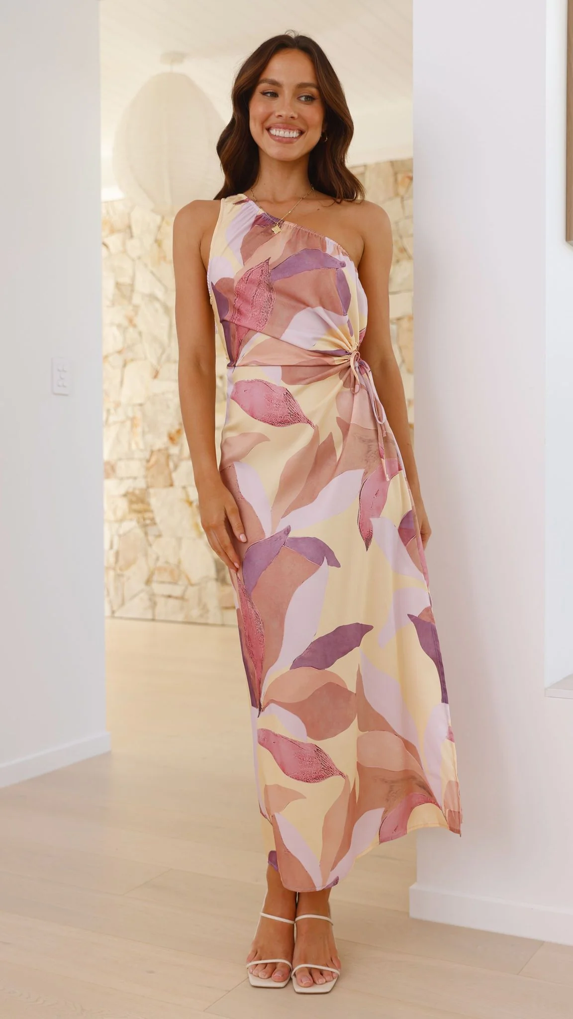 Lana Maxi Dress - Pink/Purple Floral - Image 4