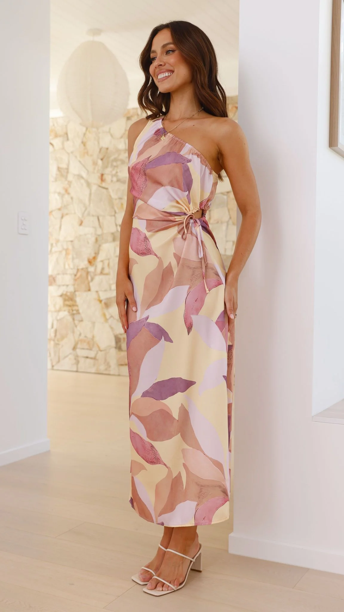 Lana Maxi Dress - Pink/Purple Floral - Image 9
