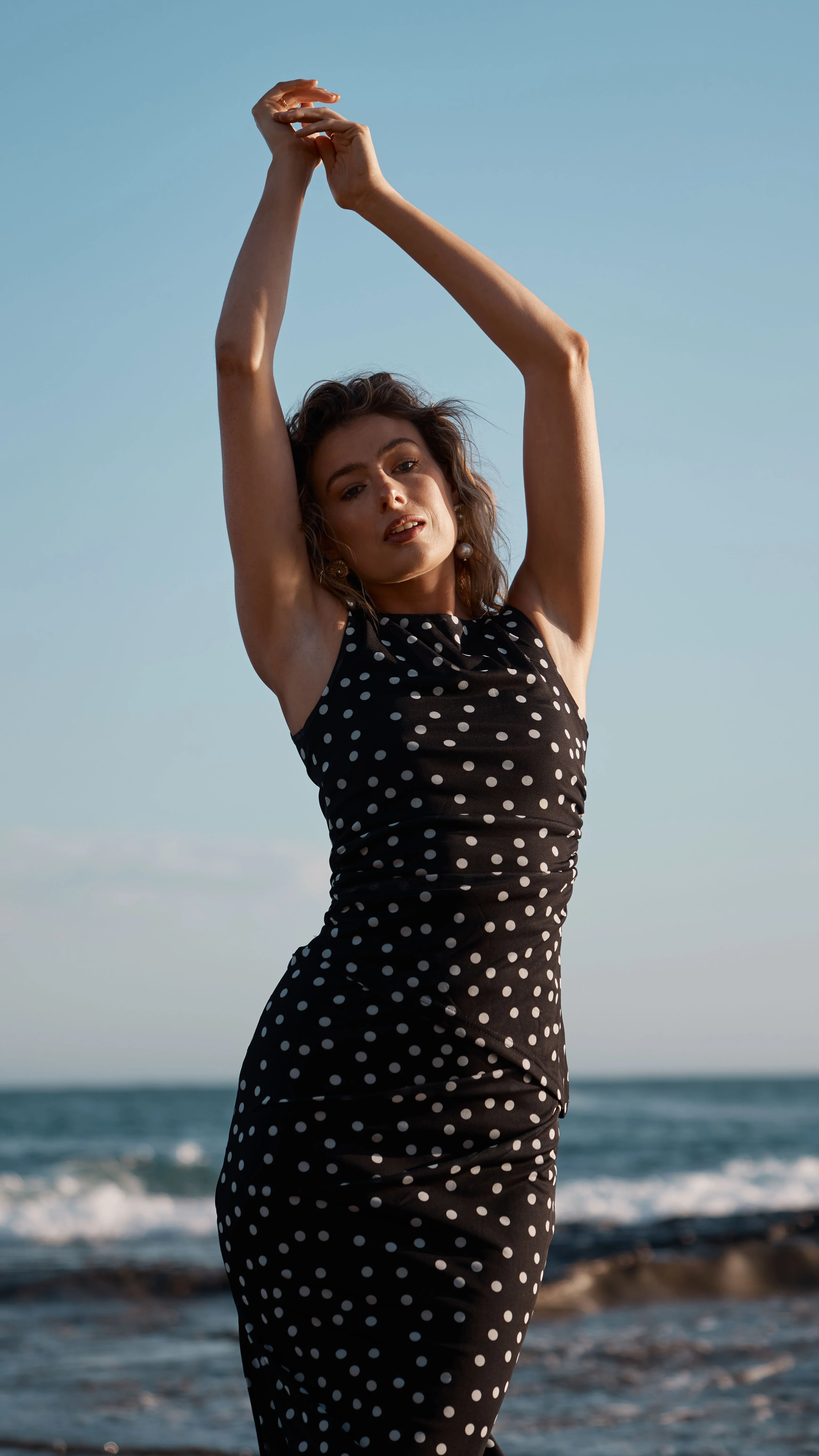 Leighton Top - Black/White Polka Dot - Image 13