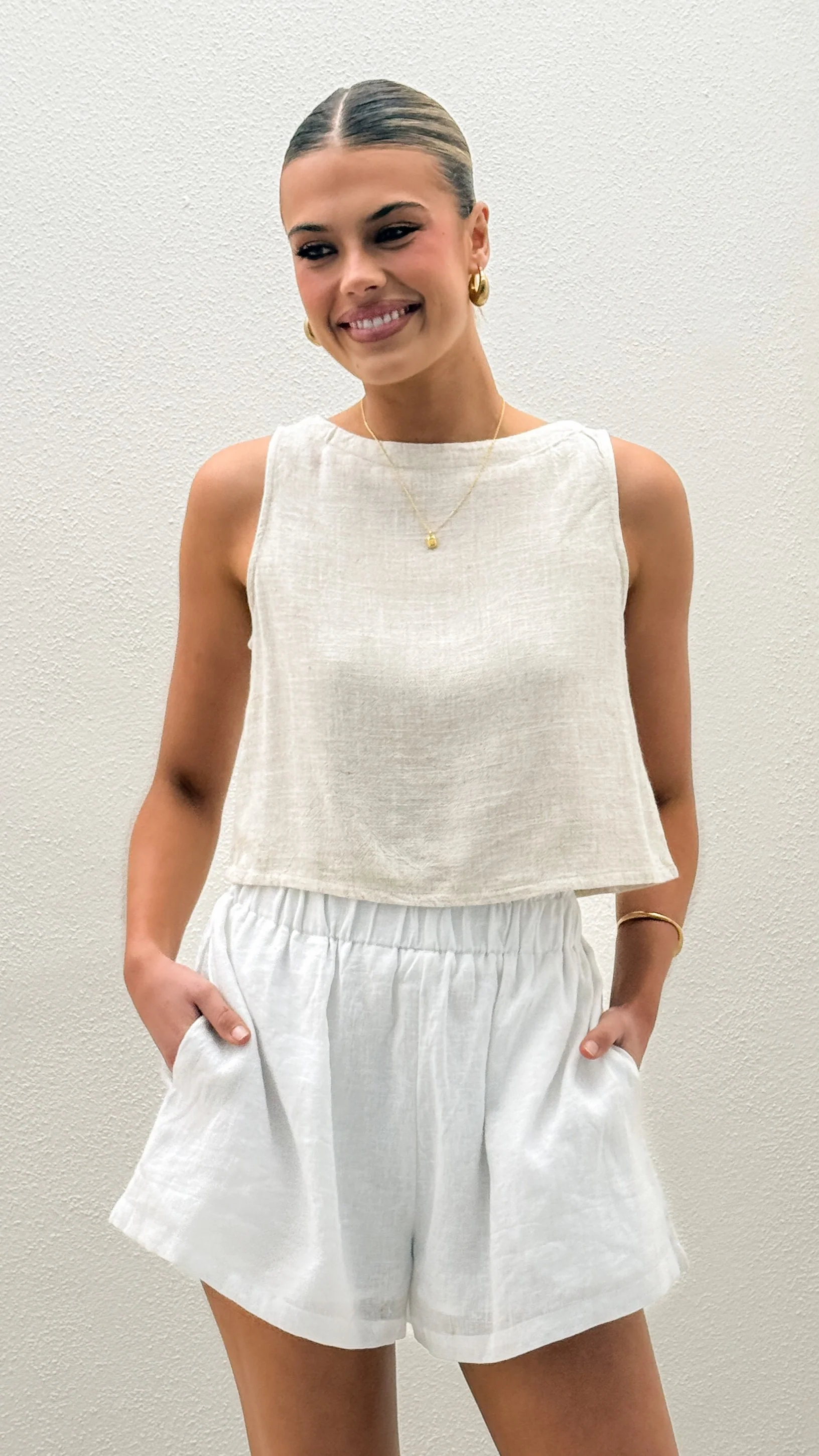Leila Shorts - White - Image 12