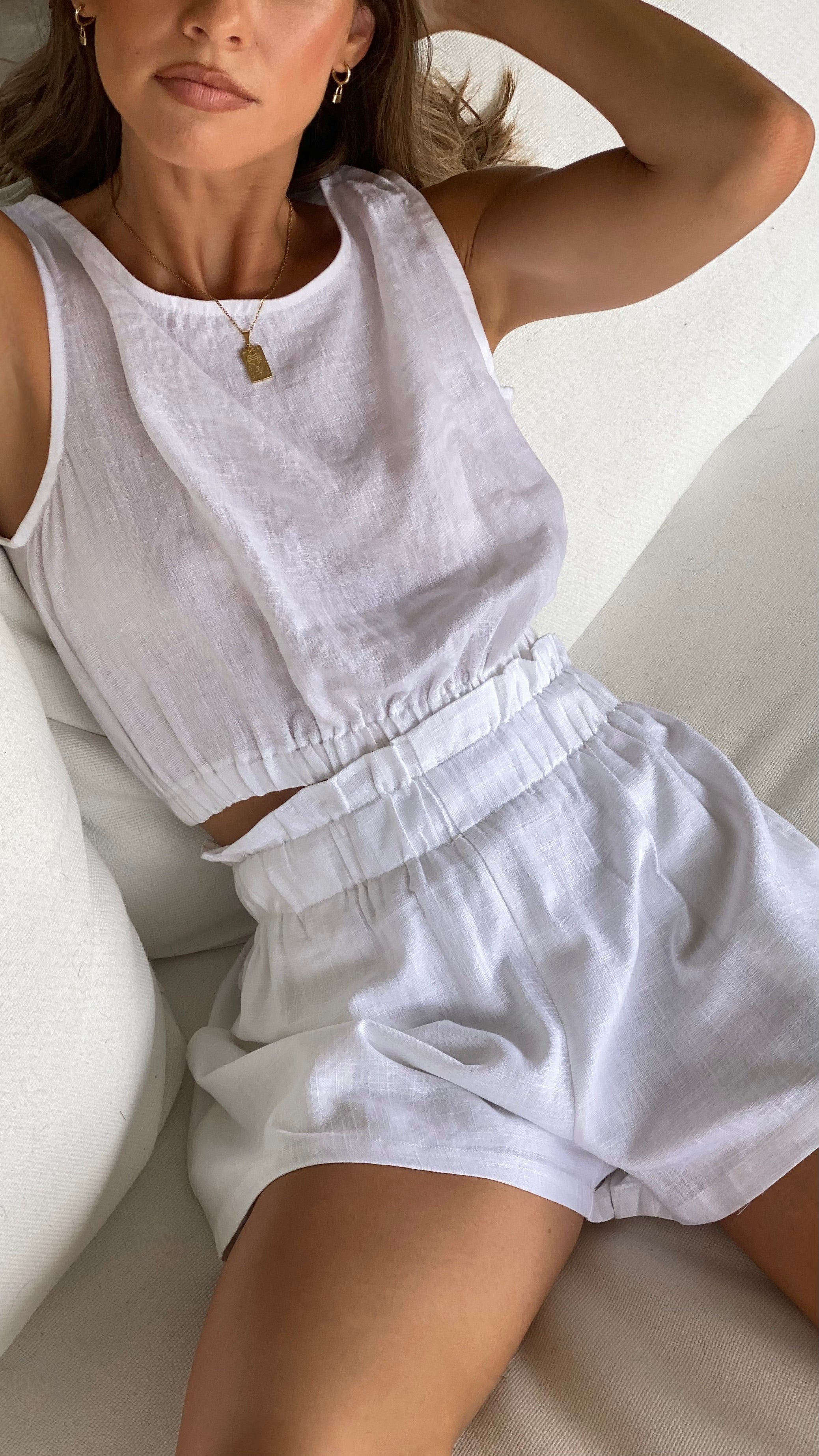 Leila Shorts - White - Image 7