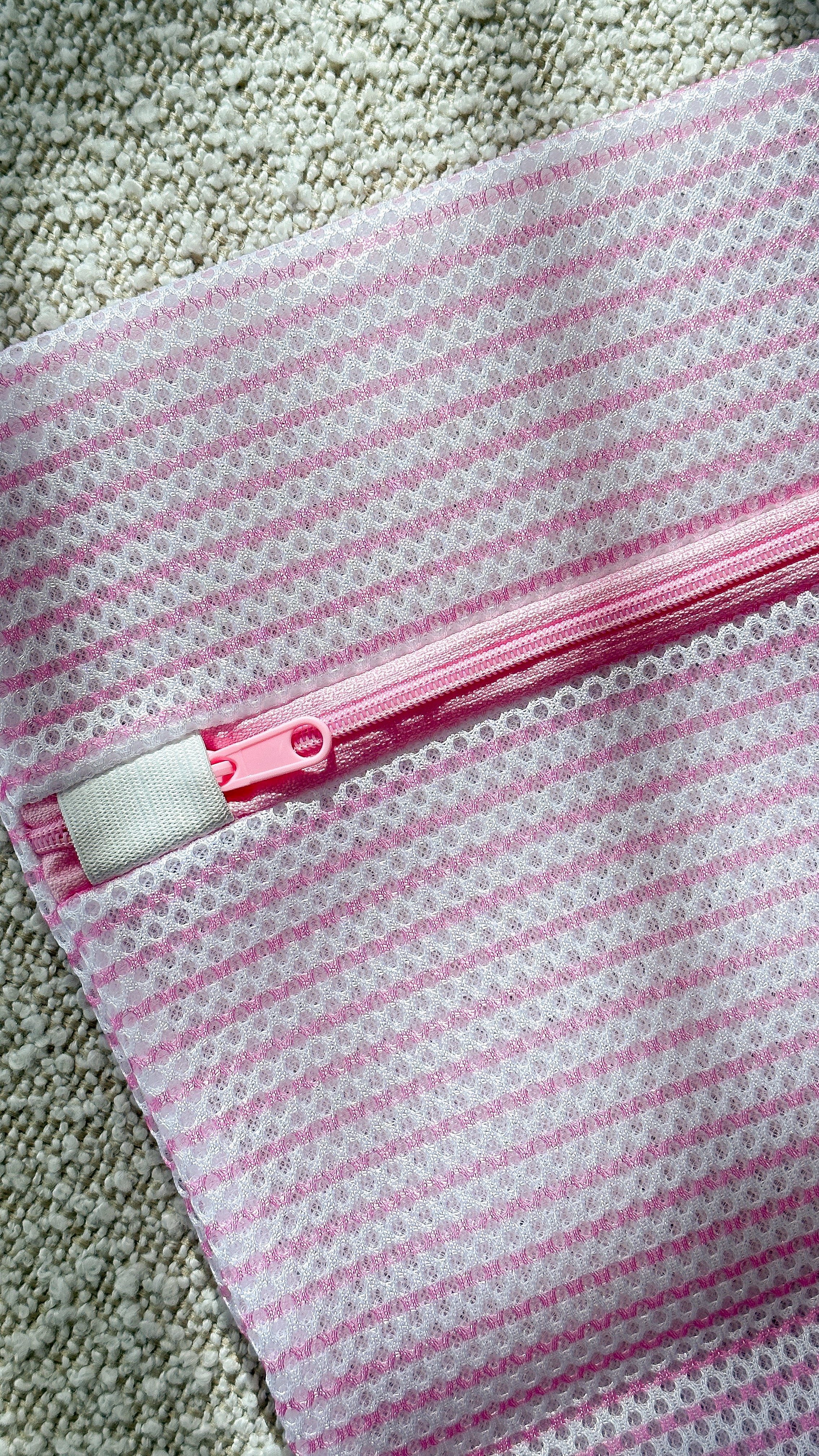 Lingerie Wash Bag - Pink/White - Image 4
