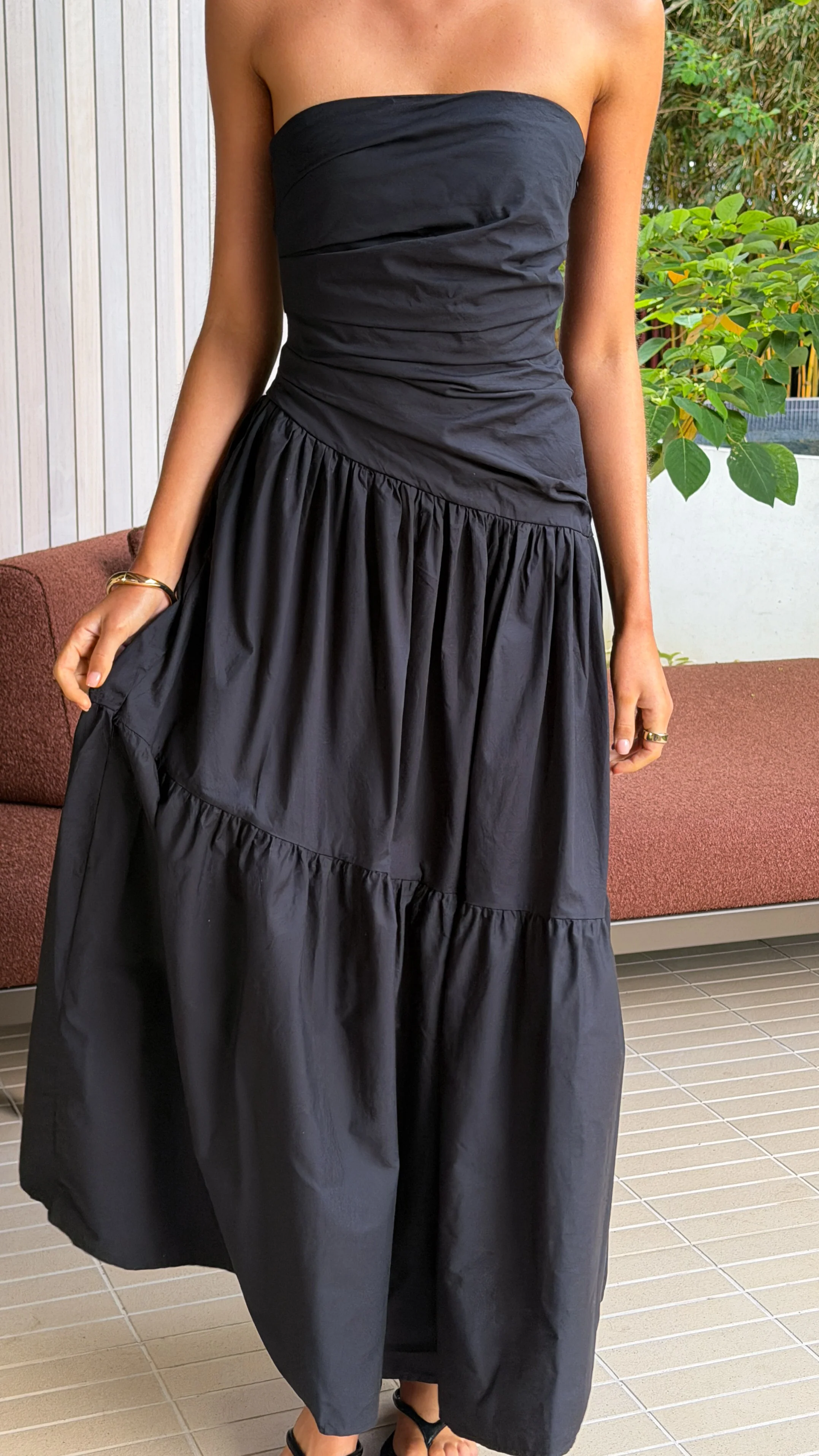 Lola Maxi Dress - Black - Image 8