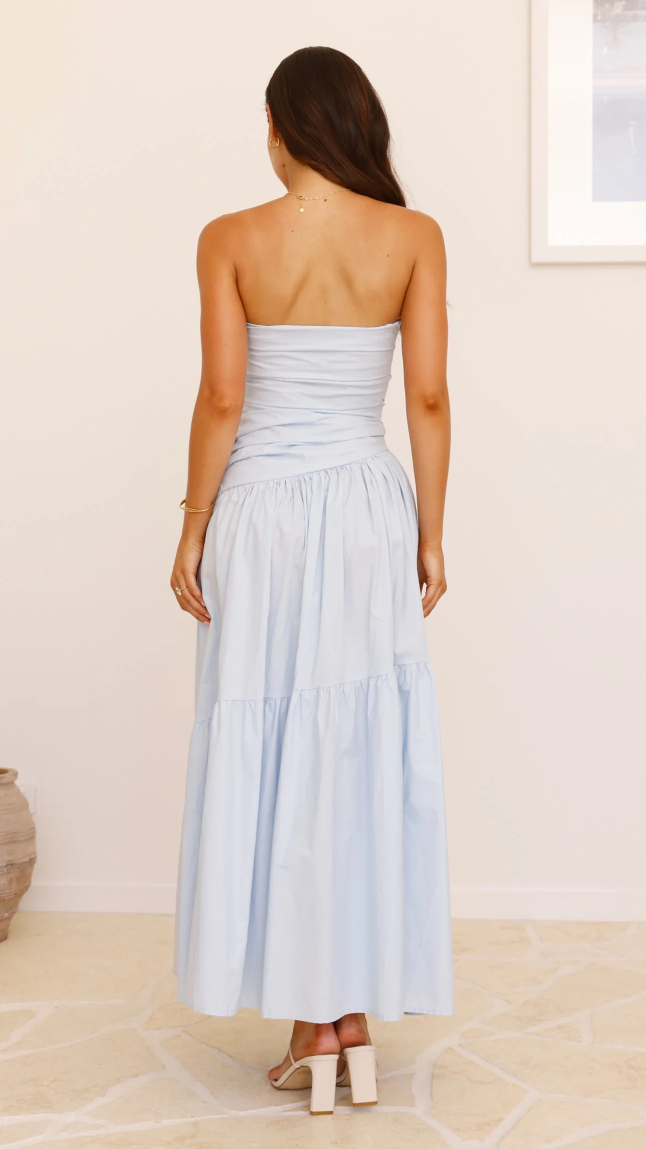 Lola Maxi Dress - Blue - Image 2