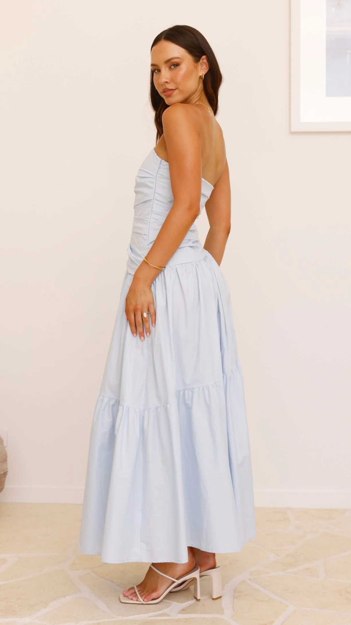Lola Maxi Dress - Blue - Image 3