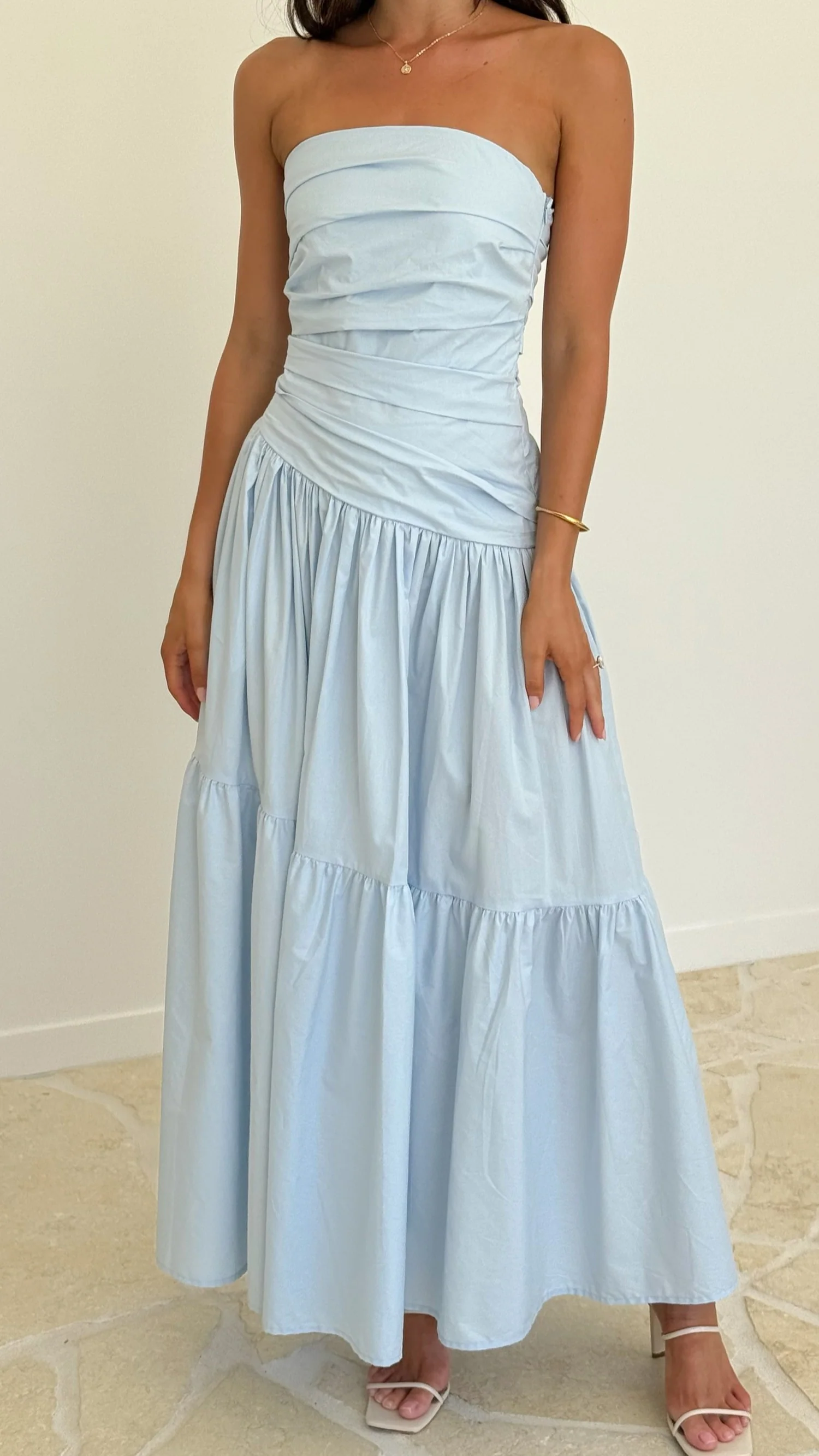 Lola Maxi Dress - Blue - Image 5