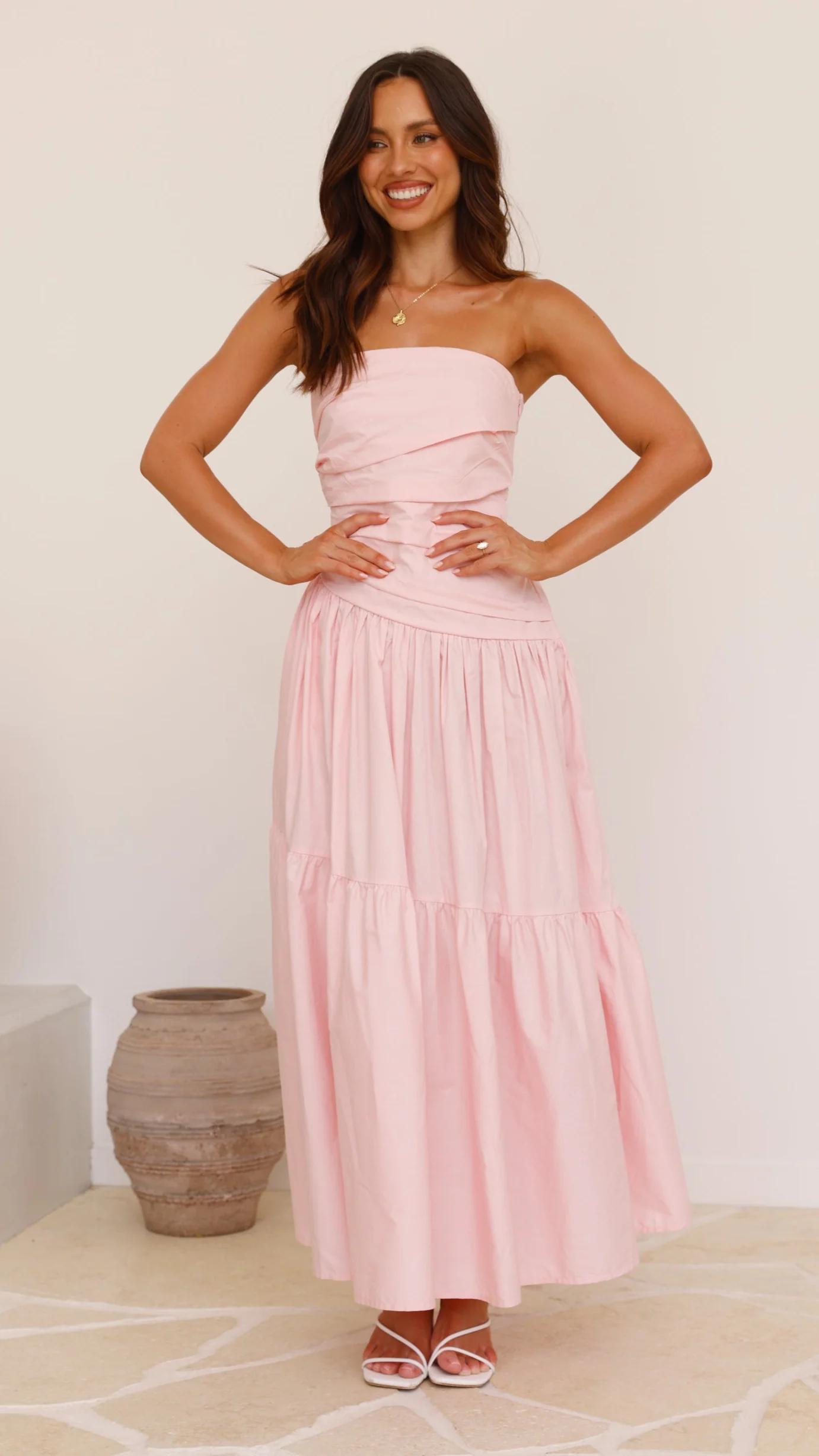 Lola Maxi Dress - Pink - Image 10