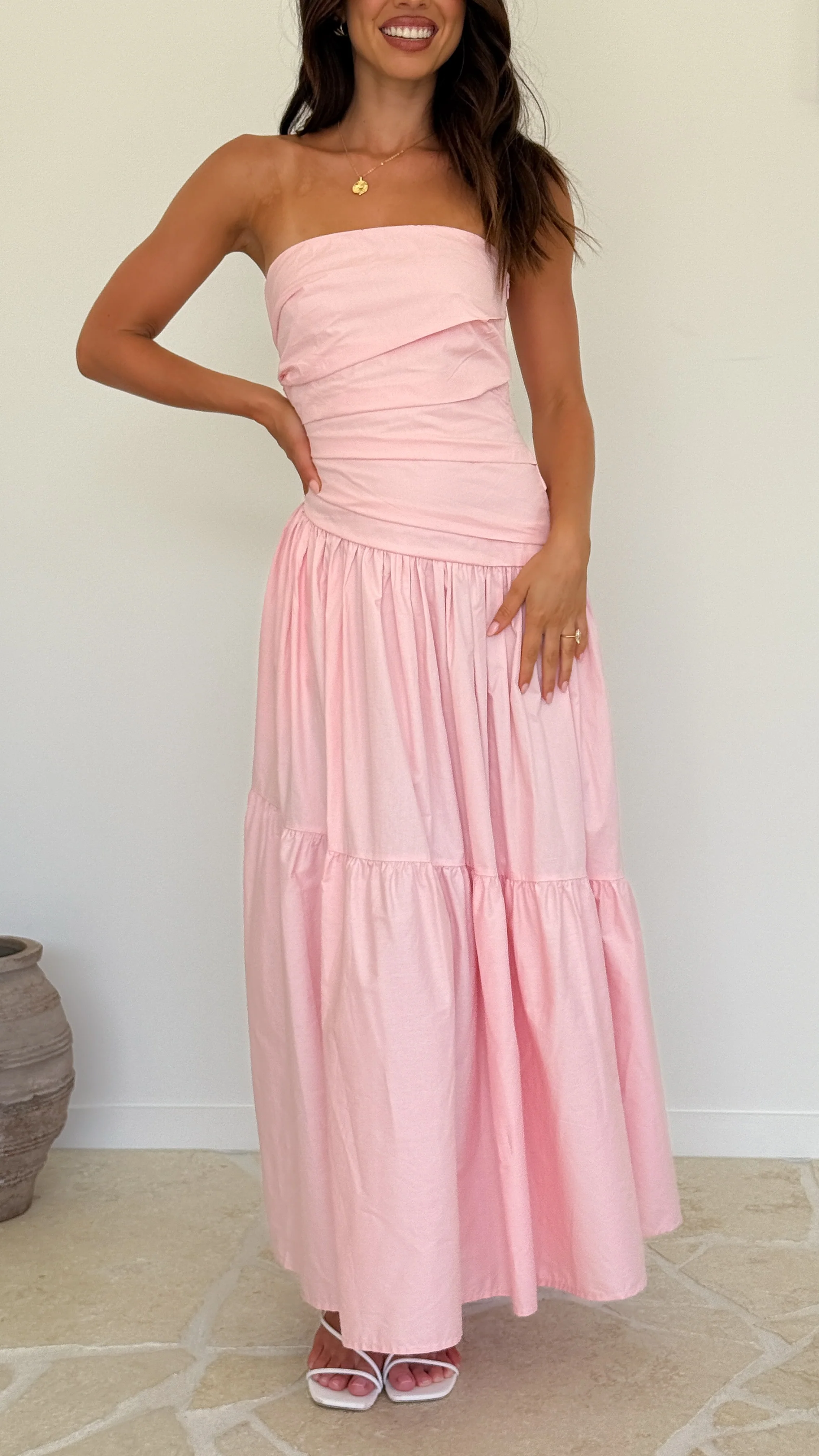 Lola Maxi Dress - Pink - Image 7