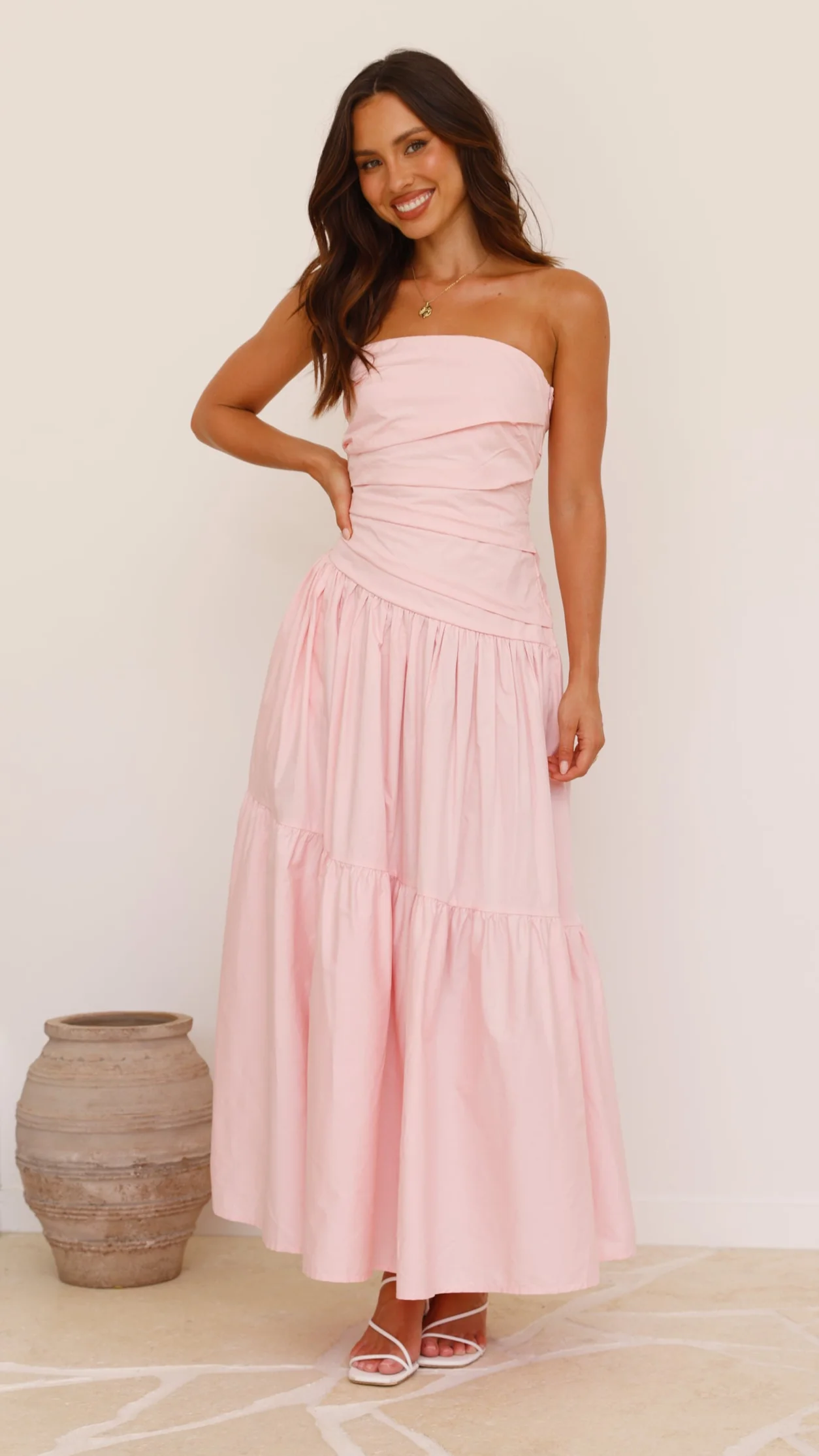 Lola Maxi Dress - Pink - Image 8