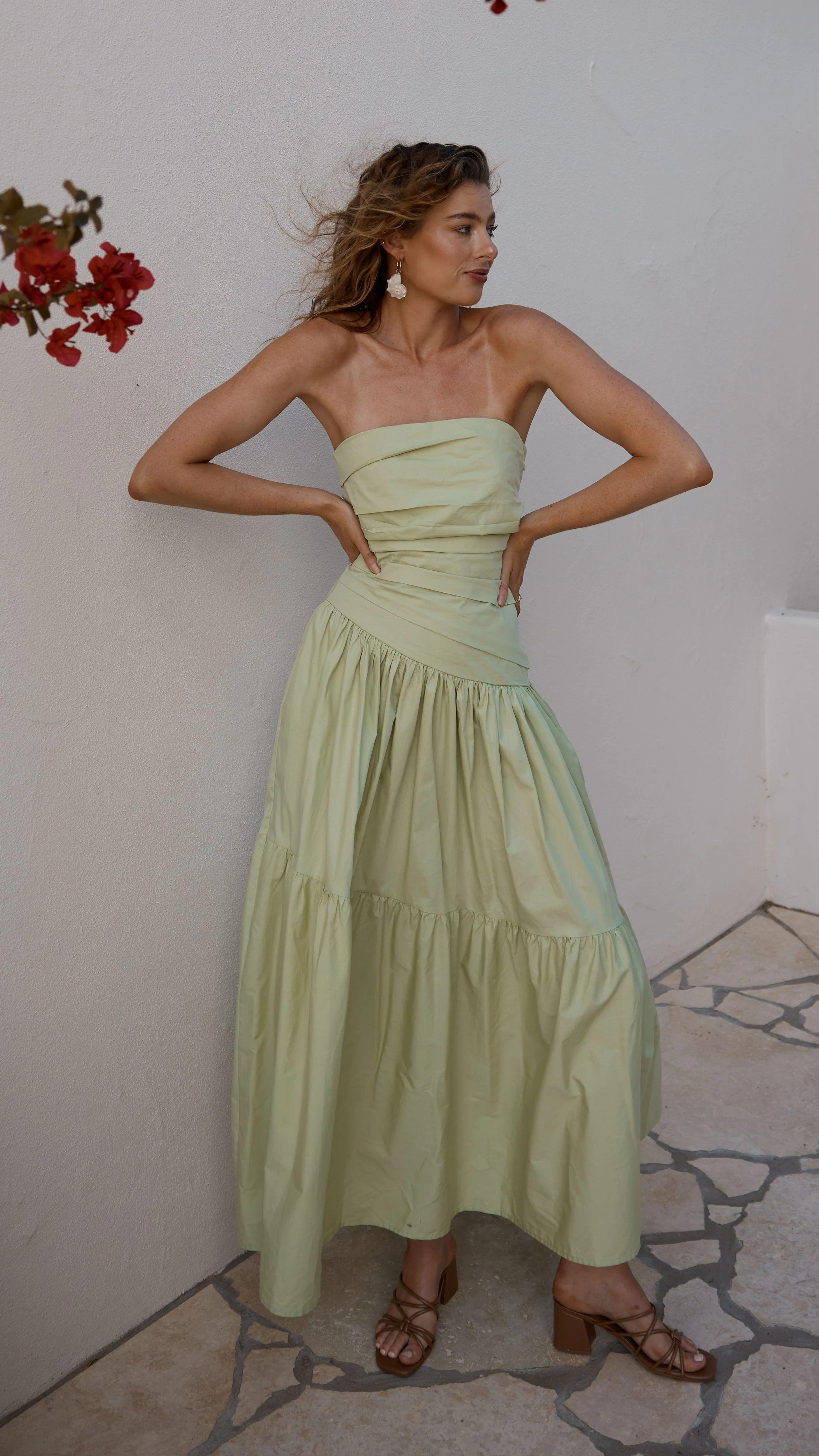 Lola Maxi Dress - Sage - Image 14