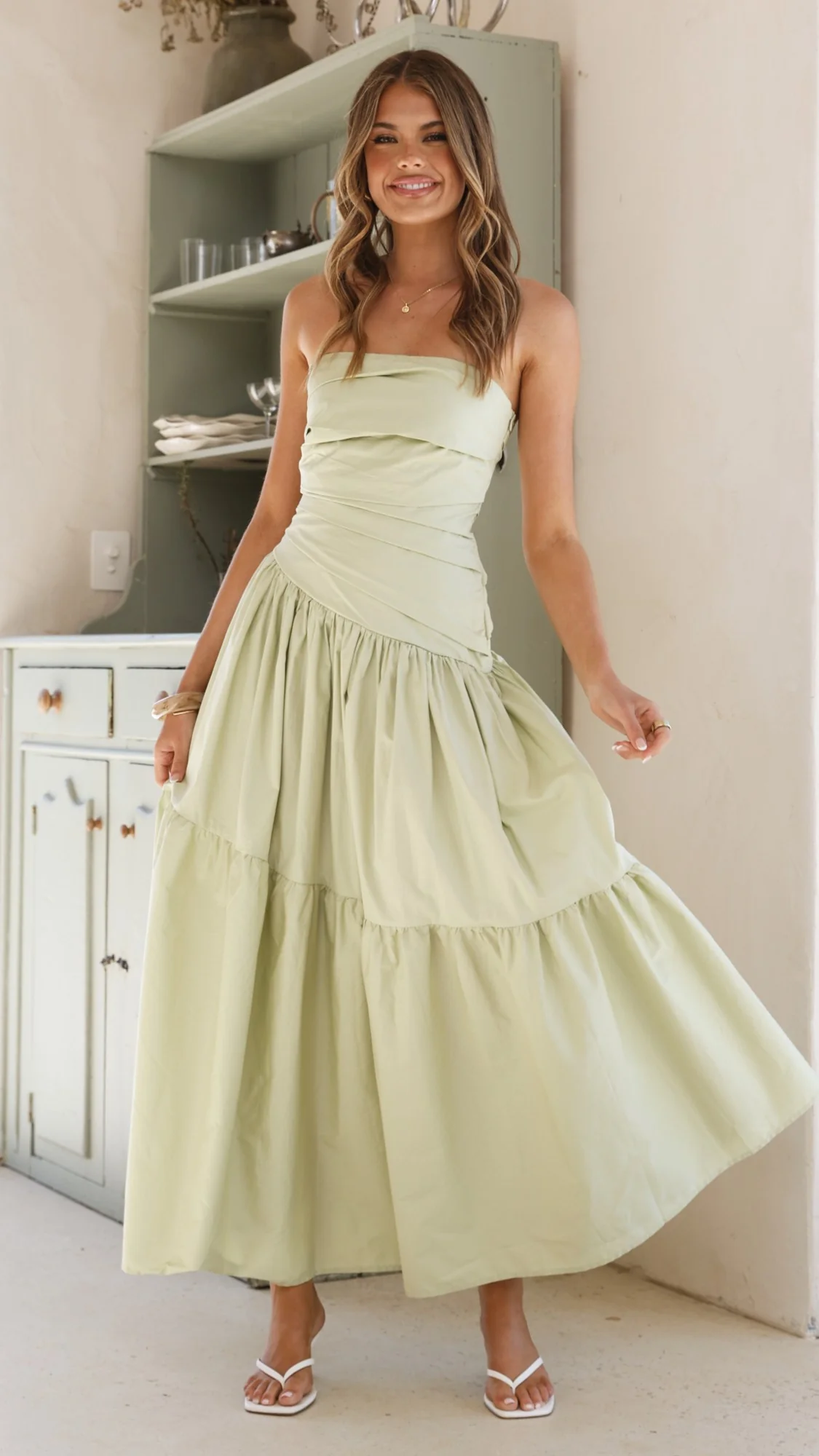 Lola Maxi Dress - Sage - Image 6