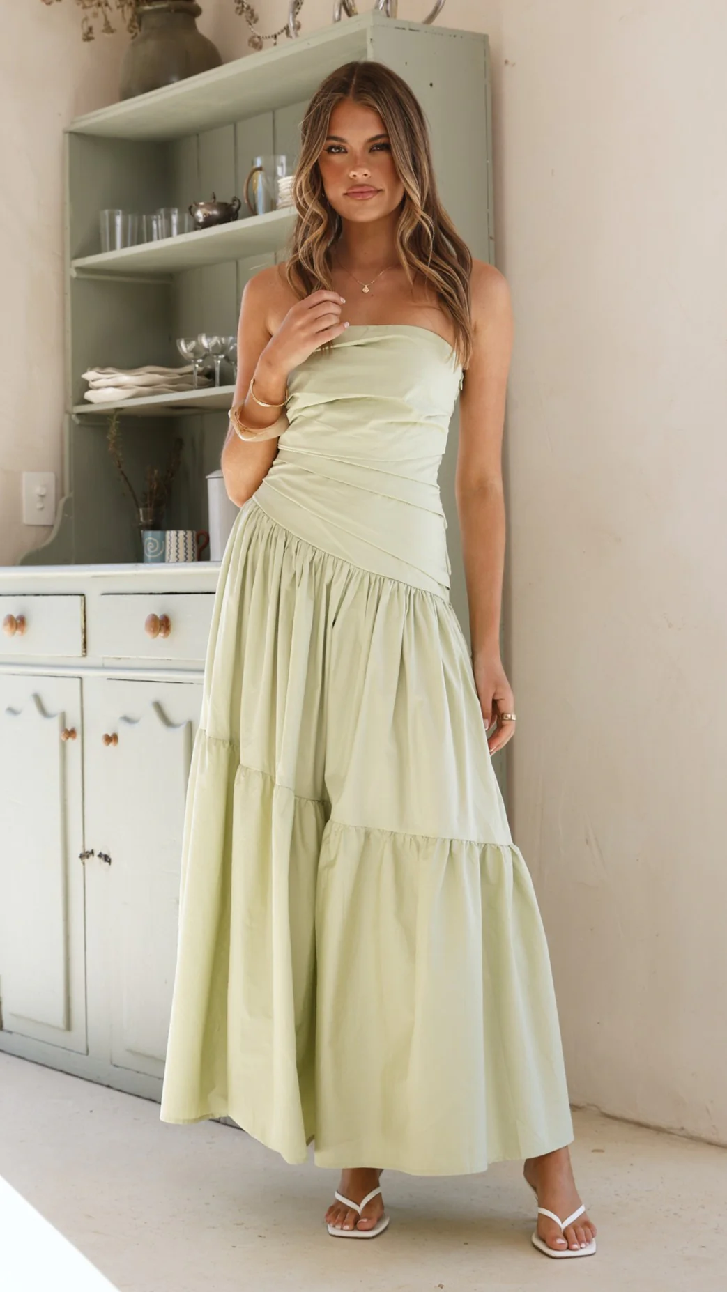 Lola Maxi Dress - Sage - Image 8