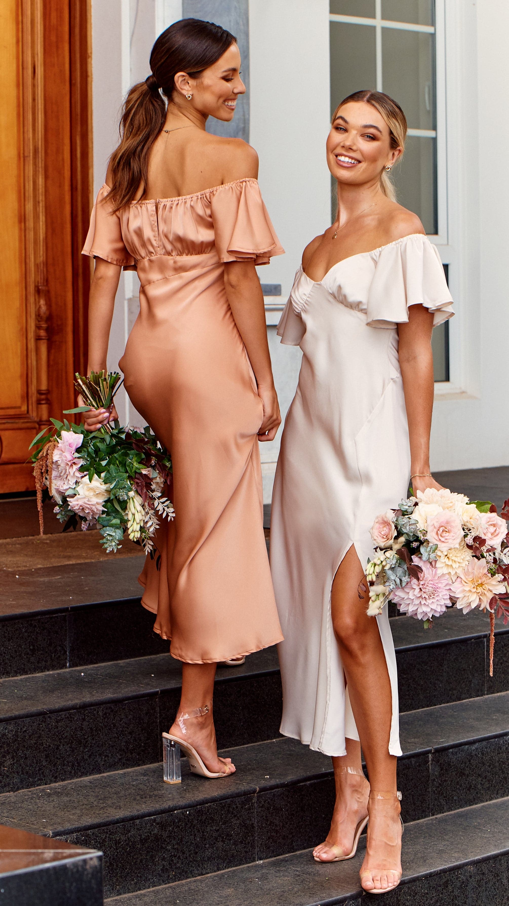 Louisa Midi Dress - Ivory - Image 30