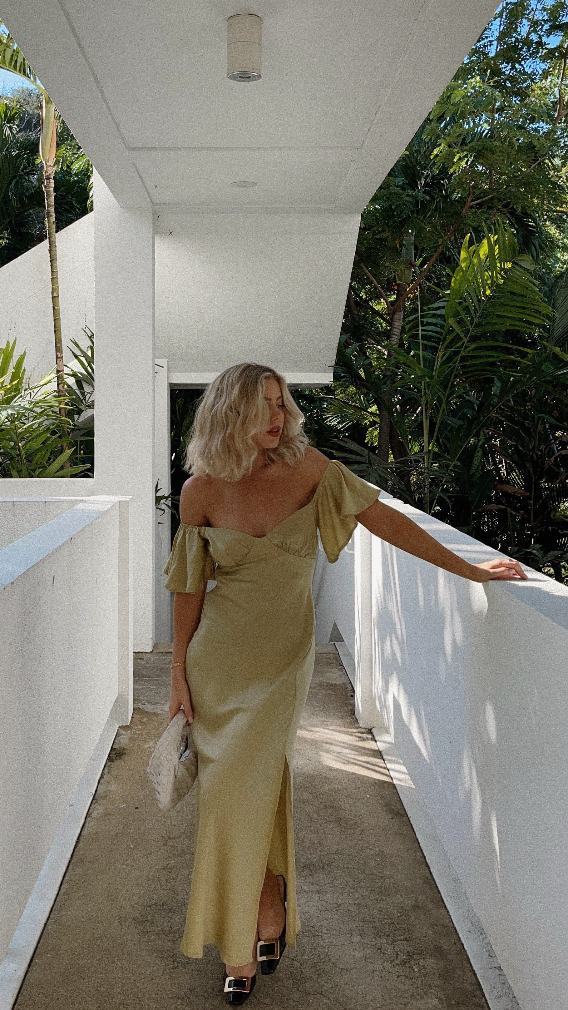 Louisa Midi Dress - Olive - Image 32