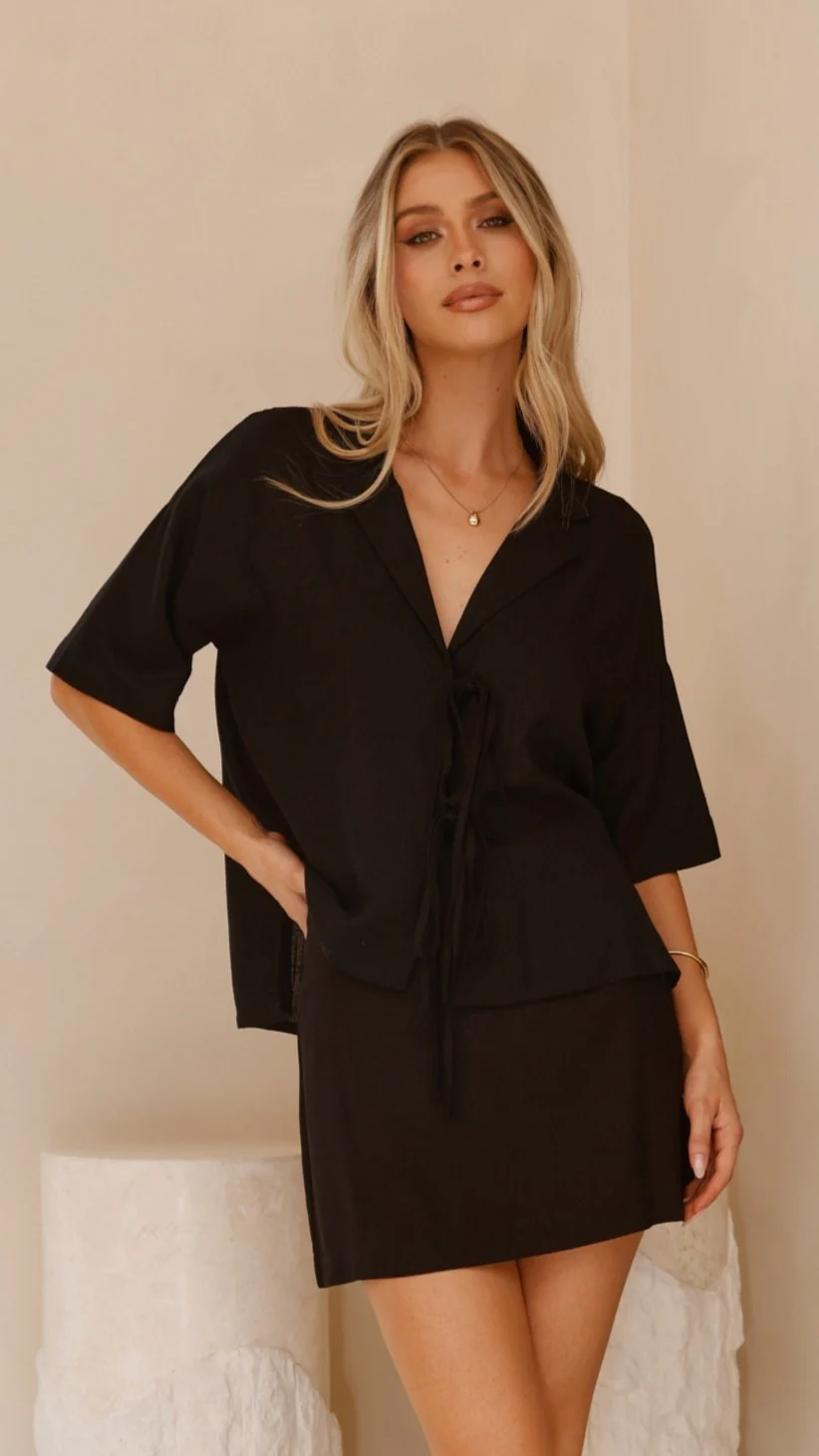 Louise Top - Black - Image 5