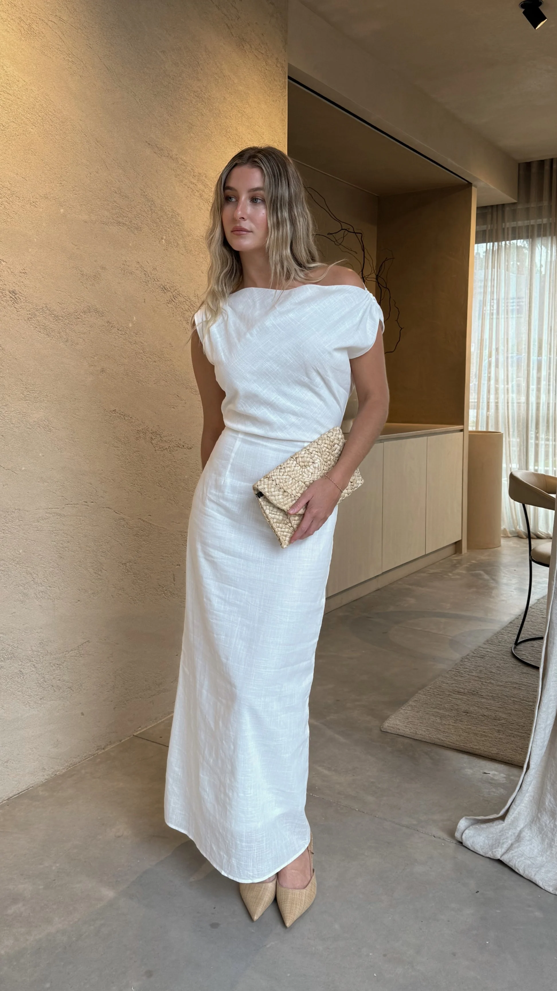 Luci Maxi Dress - White - Image 5