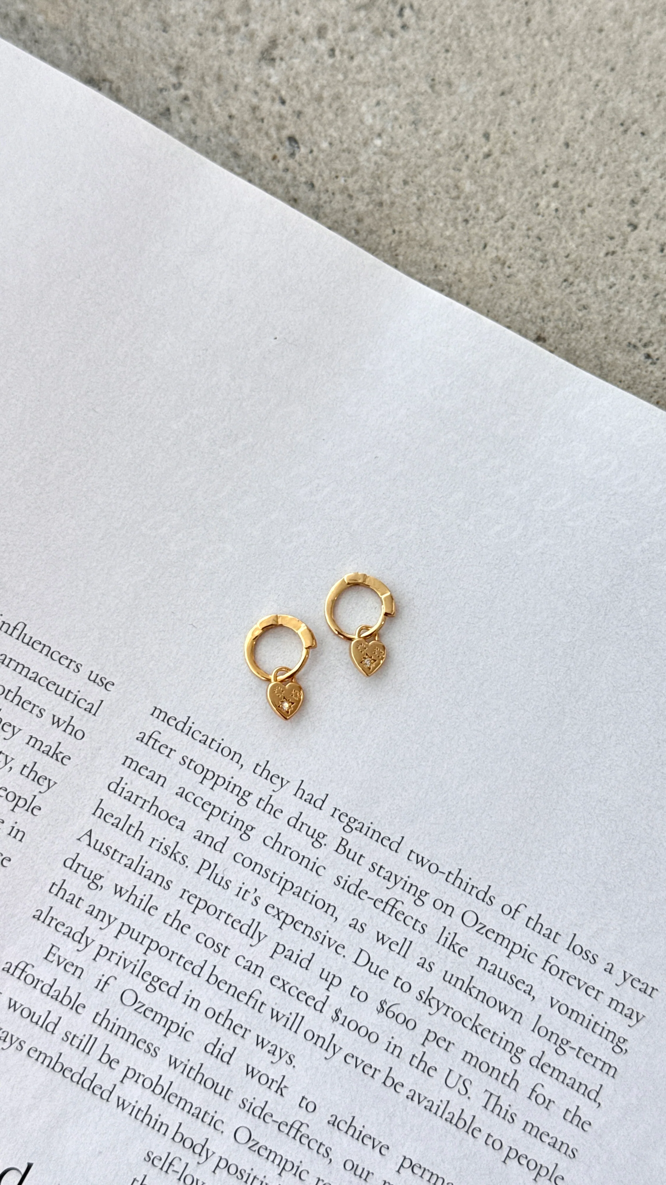 Luka Earrings - Gold - Image 2
