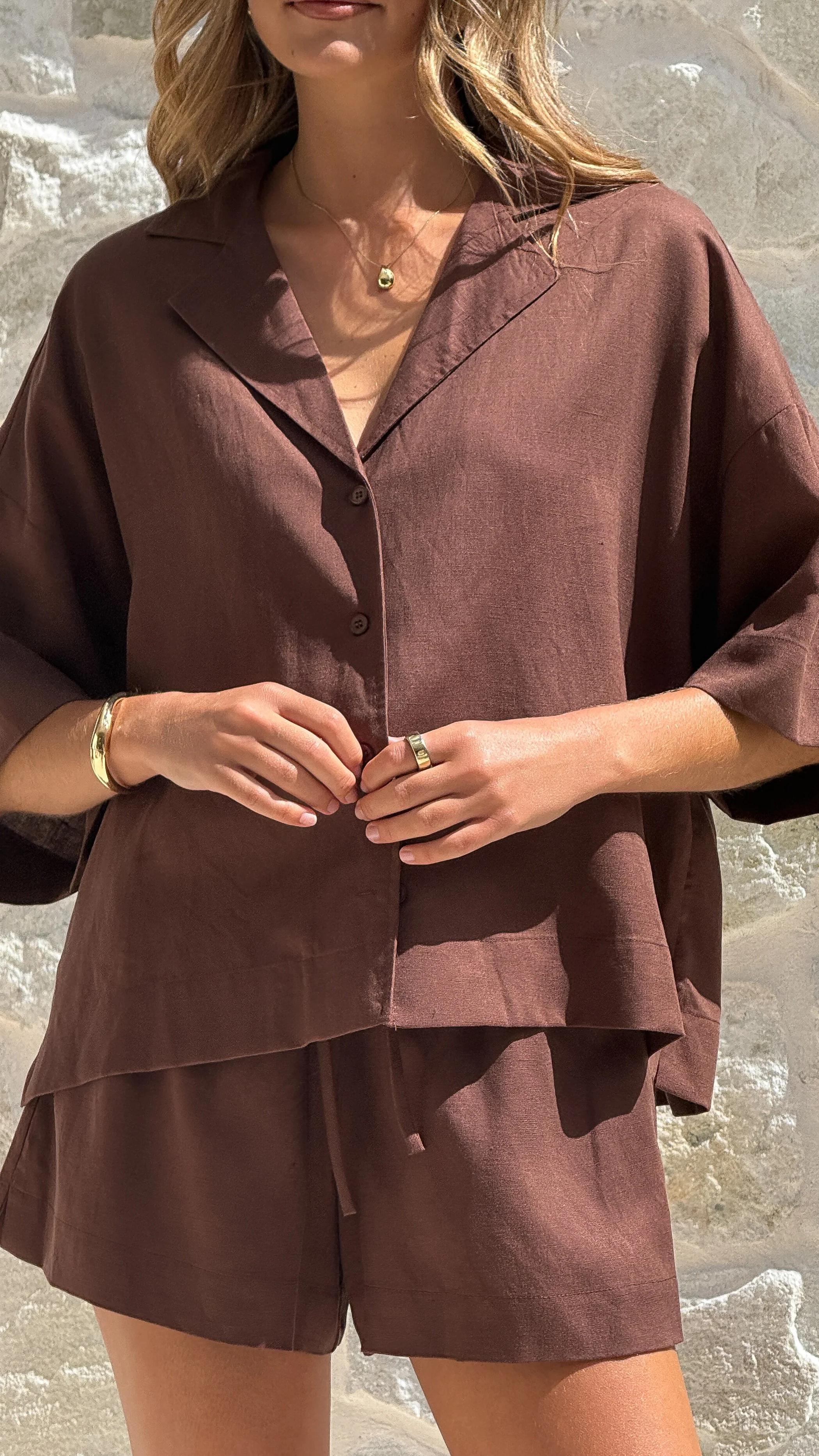 Luna Shorts - Chocolate - Image 5