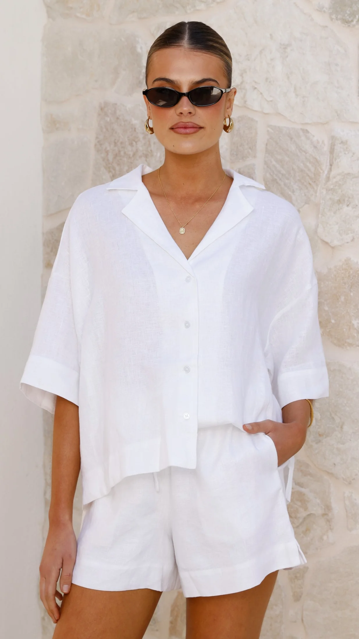 Luna Shorts - White - Image 14