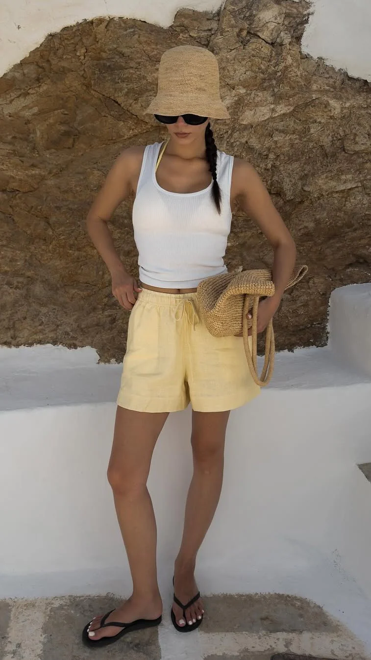 Luna Shorts - Yellow - Image 11