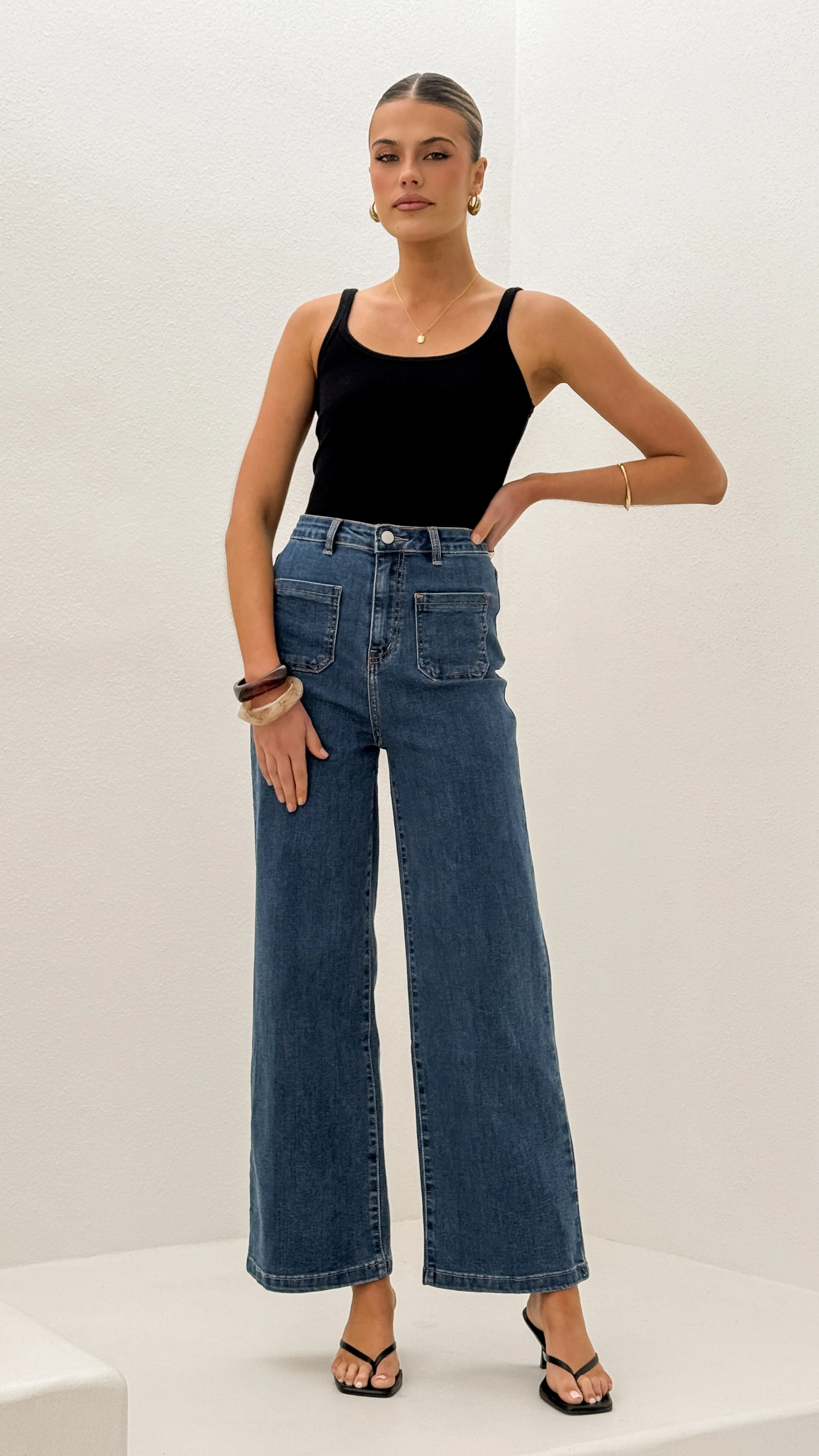 Macadrian Jeans - Mid Blue Denim - Image 5