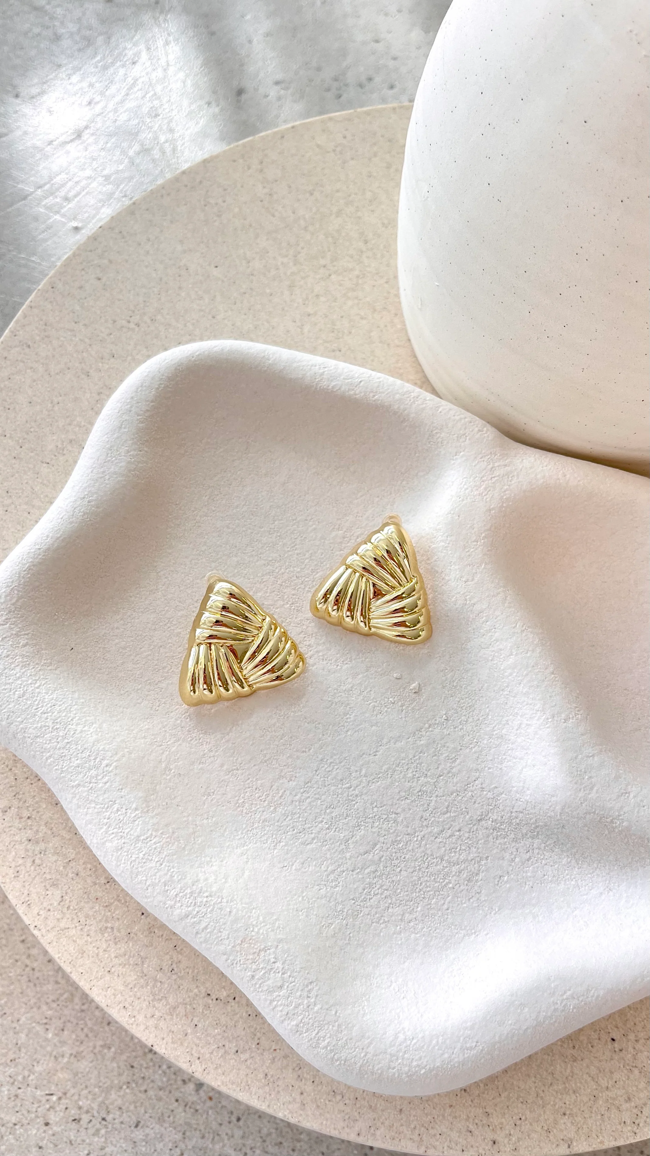 Madalena Earrings - Gold - Image 4