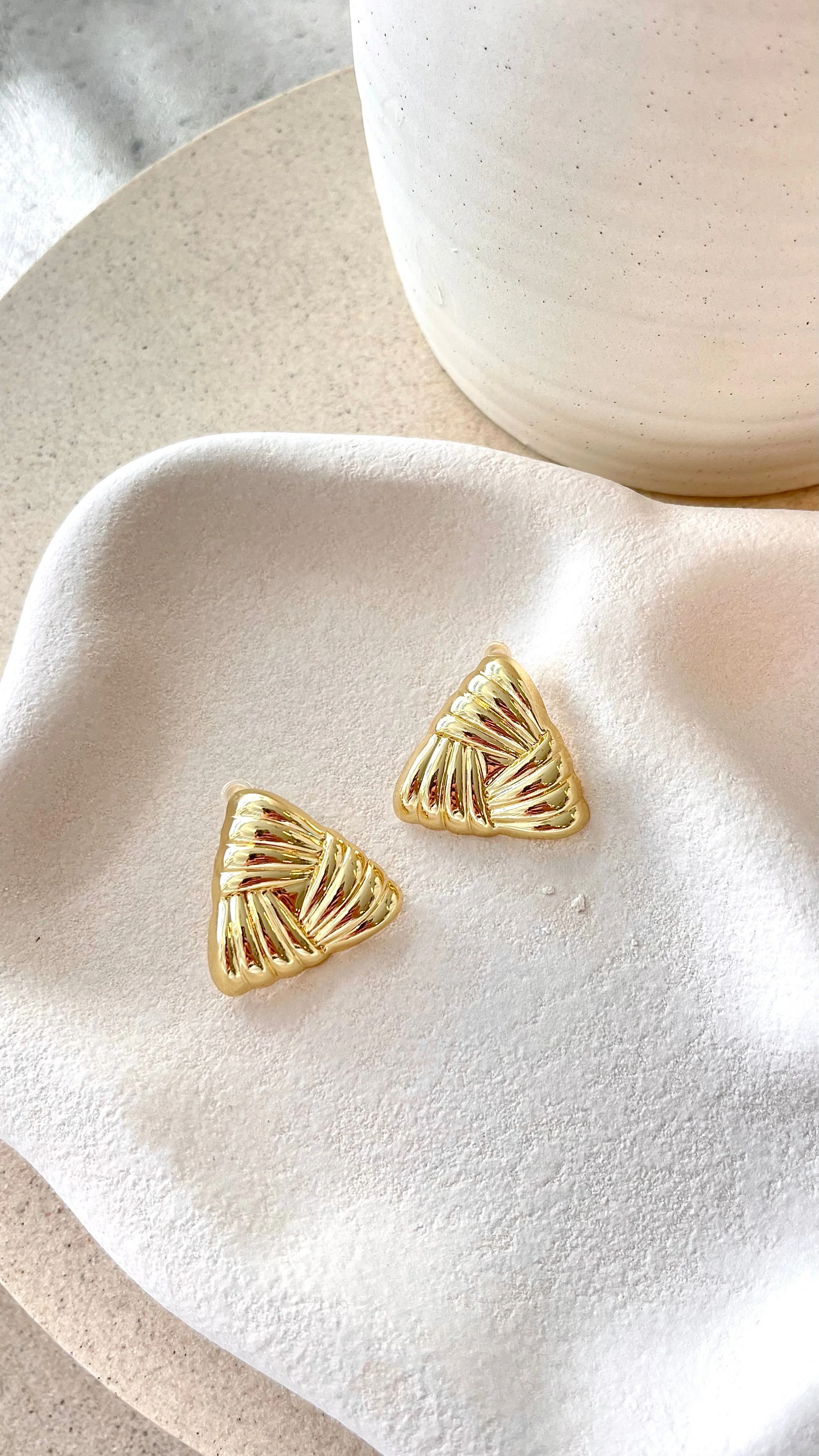 Madalena Earrings - Gold - Image 5