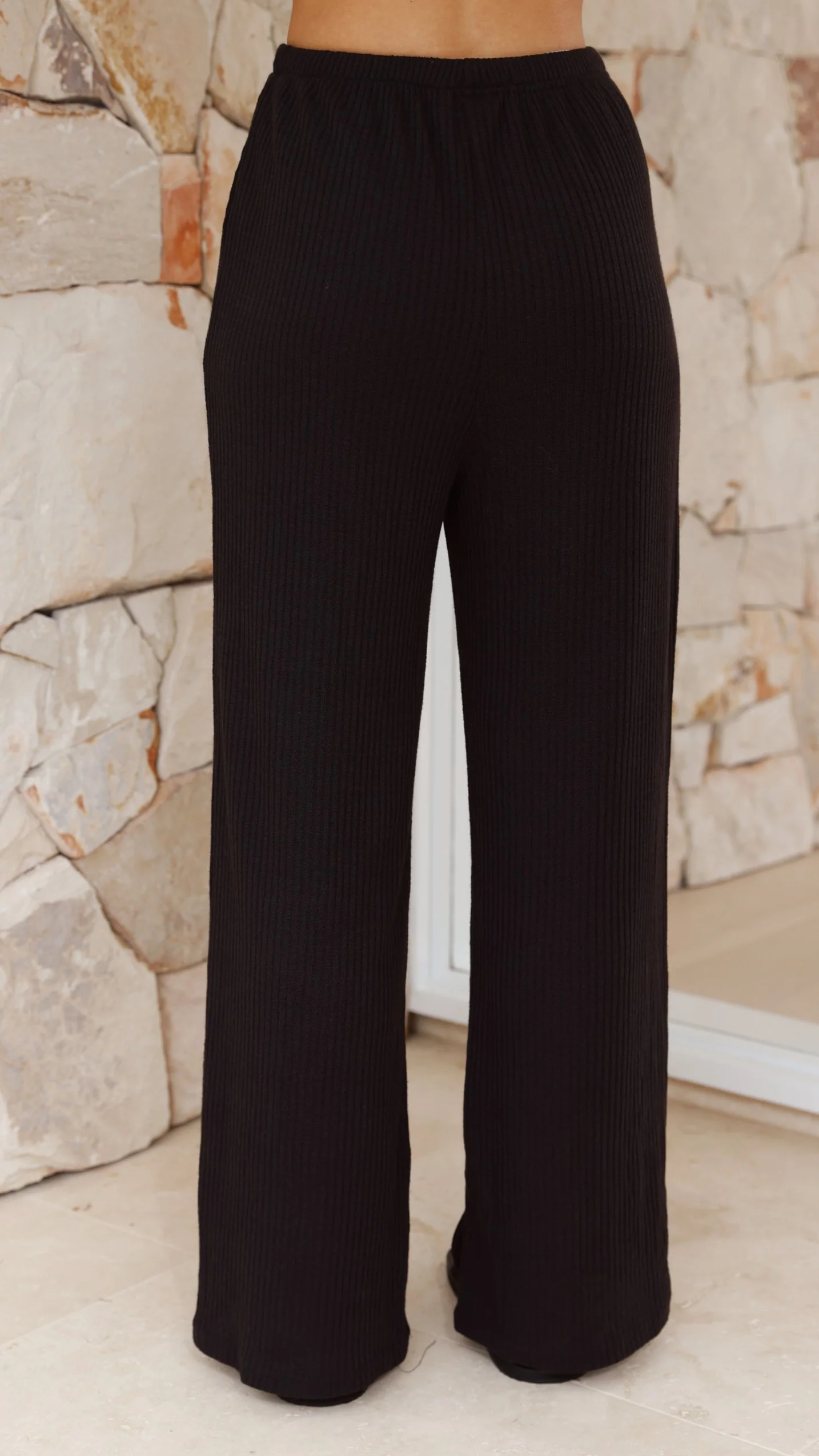 Madian Button Up Shirt and Pants Set - Black - Image 4