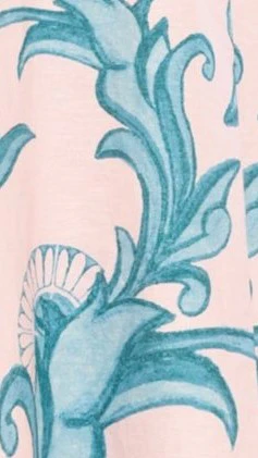 Maegan Mini Dress - Aqua / Pink Zayna - Image 6