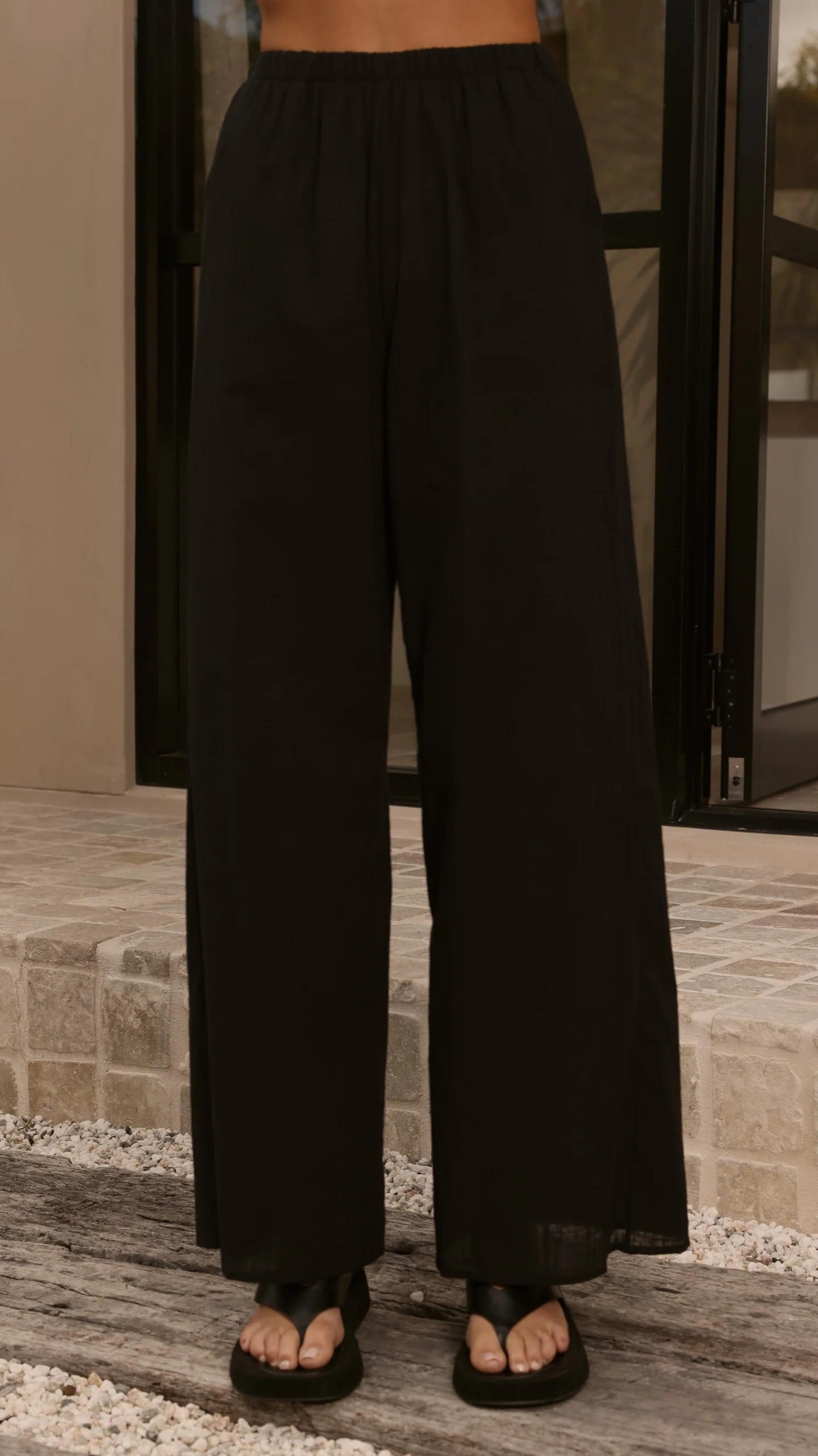 Maison Strapless Top & Pants Set - Black - Image 3